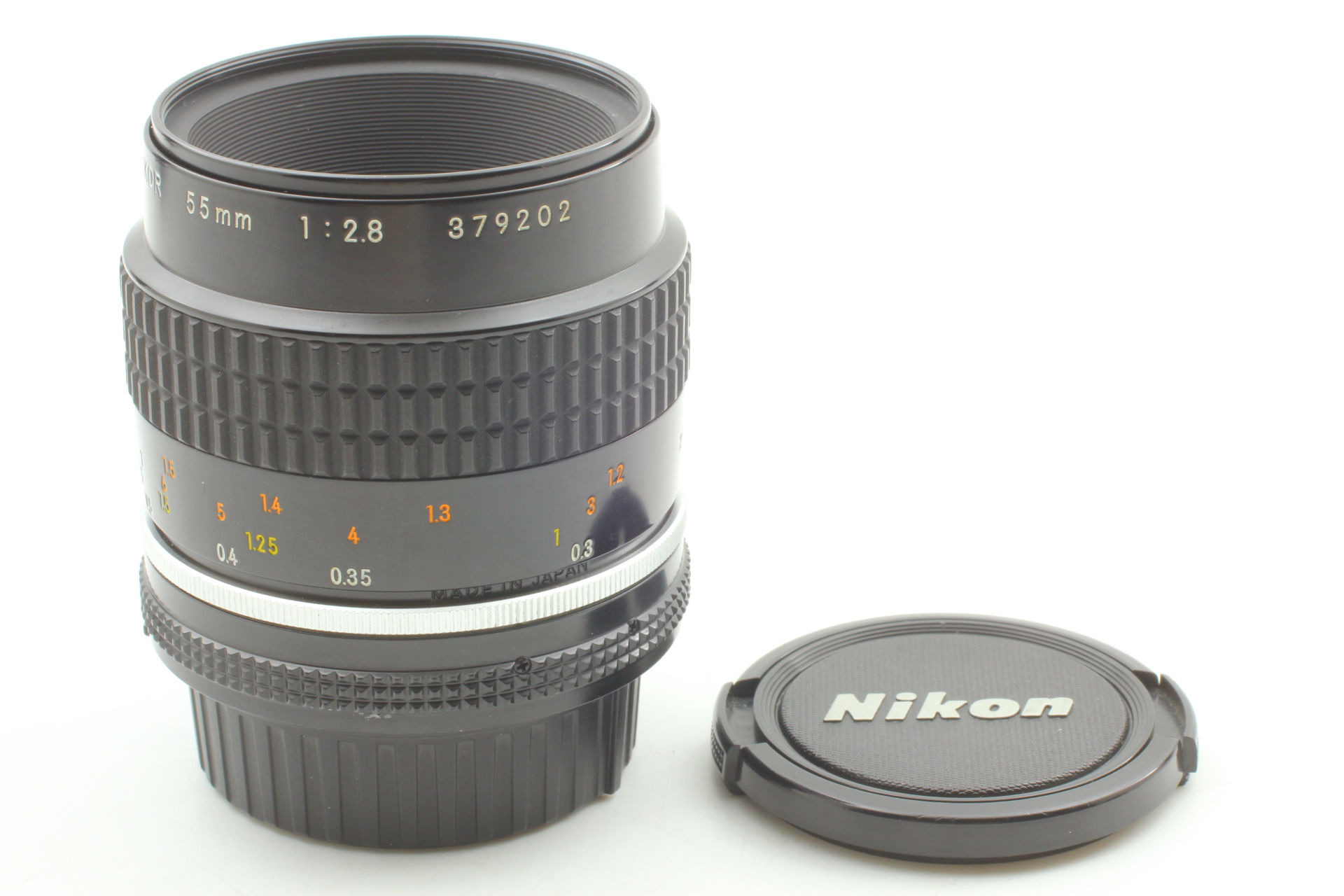 NEAR MINT 】Nikon Micro Nikkor 55mm f/2.8 Ai Converted MF Lens From
