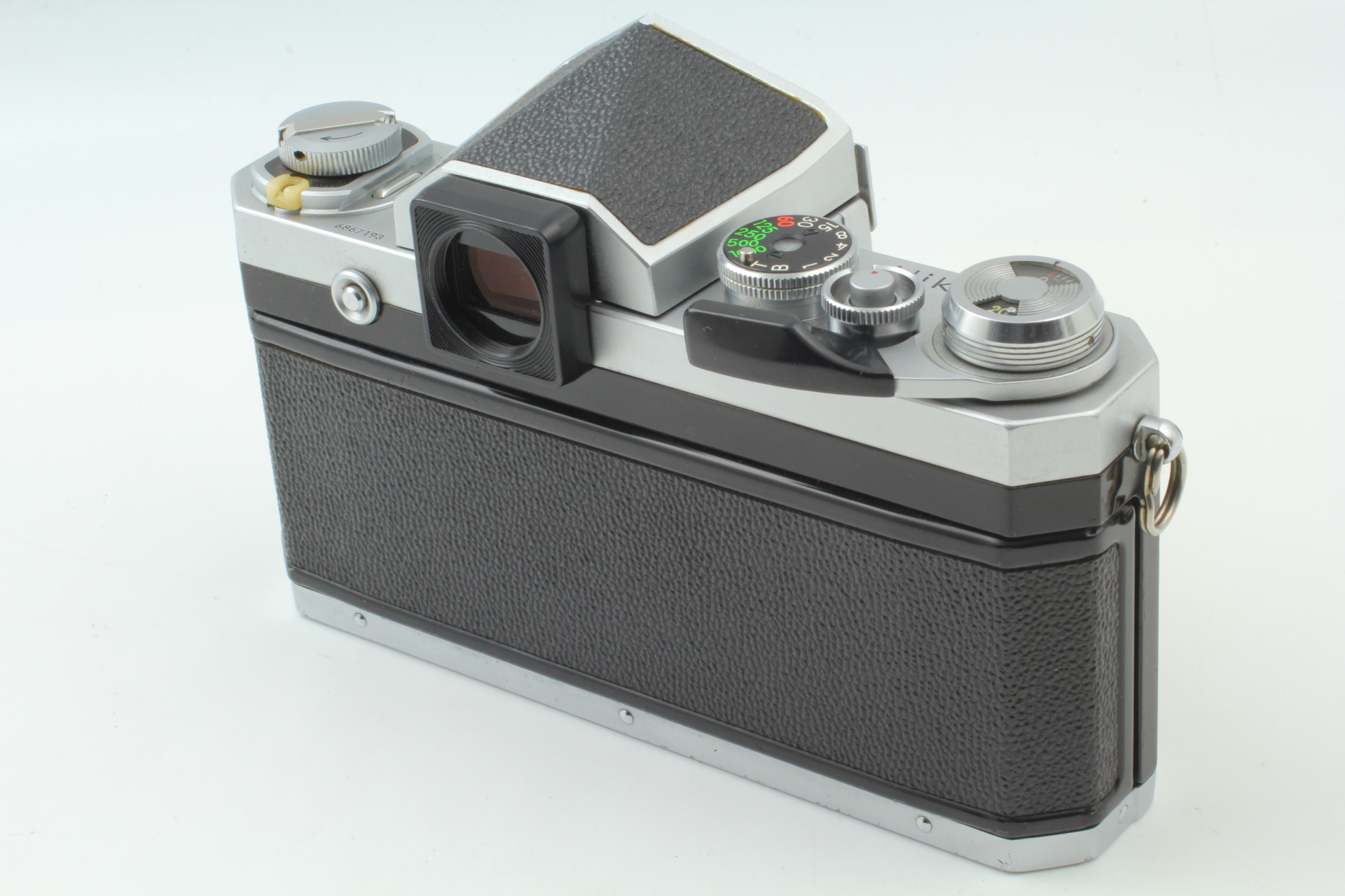 Near MINT+3] S/N686xxx Nikon F Eye Level SLR 35mm Film Camera