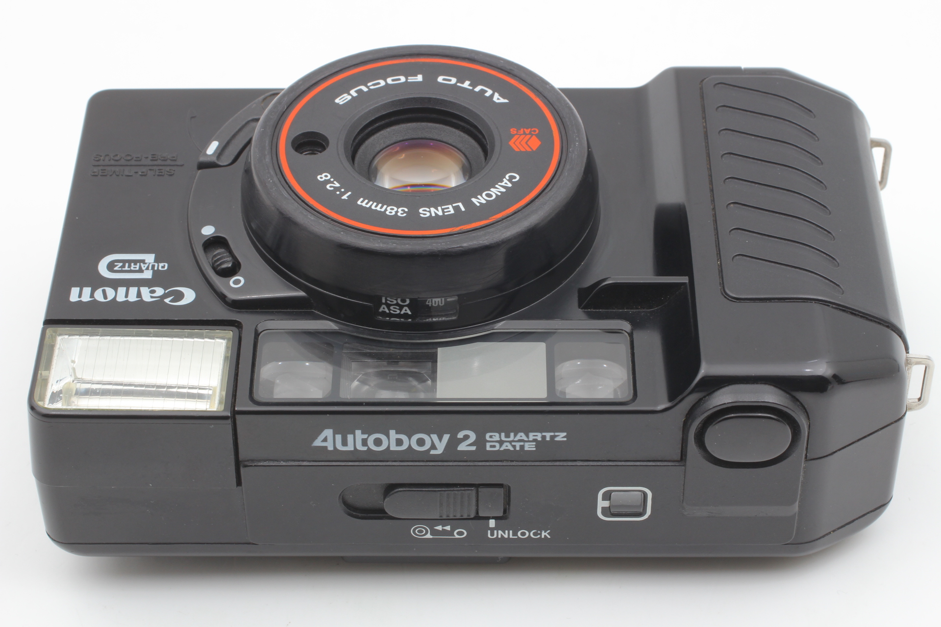 Exc+5 Canon Autoboy 2 QD 35mm Point & Shoot Film Camera From