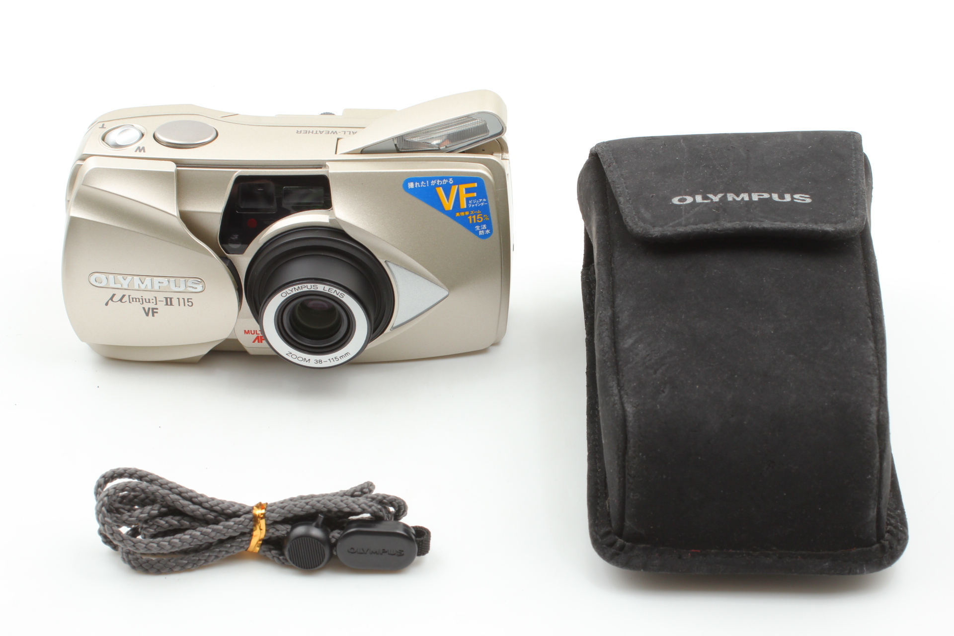 OLYMPUS μ[mju:]-II ZOOM VF Olympus μ Mju II ZOOM VF Compact Point & Shoot Camera with