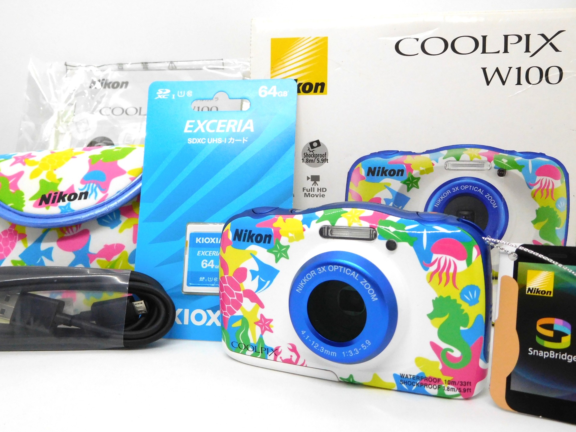 Top MINT in Box] Nikon COOLPIX W100 Marine Waterproof
