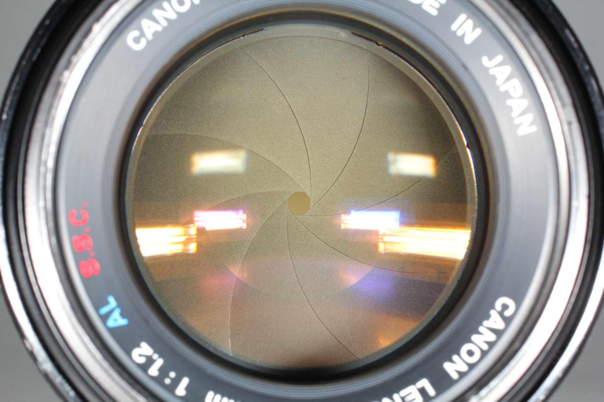 RARE! Blue AL [Near MINT] Canon FD 55mm f1.2 Aspherical AL S.S.C.