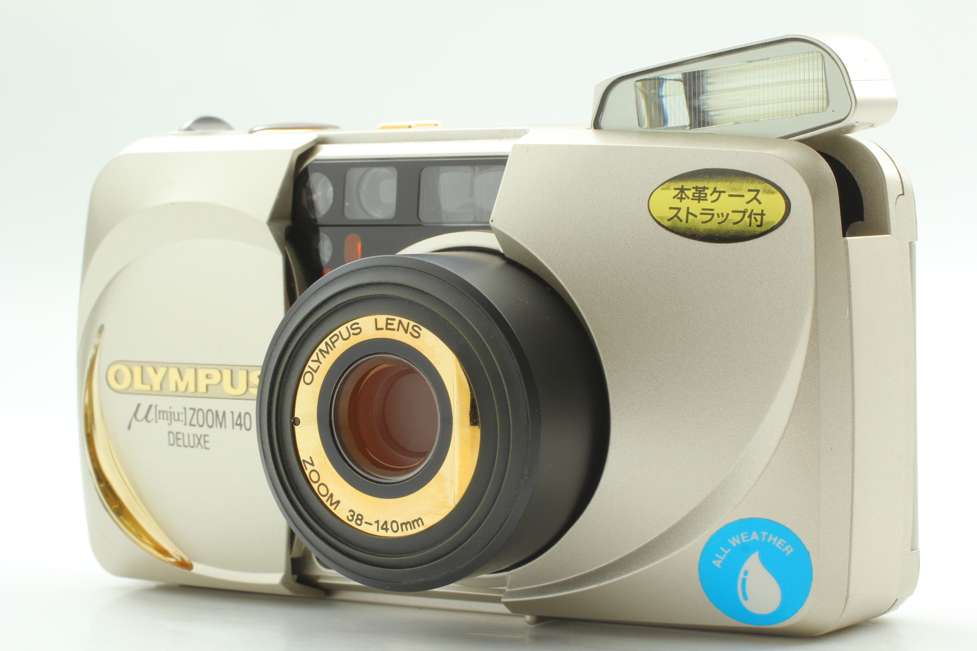 Near Mint】 Olympus μ mju Zoom 140 DELUXE Point&Shoot Film Camera