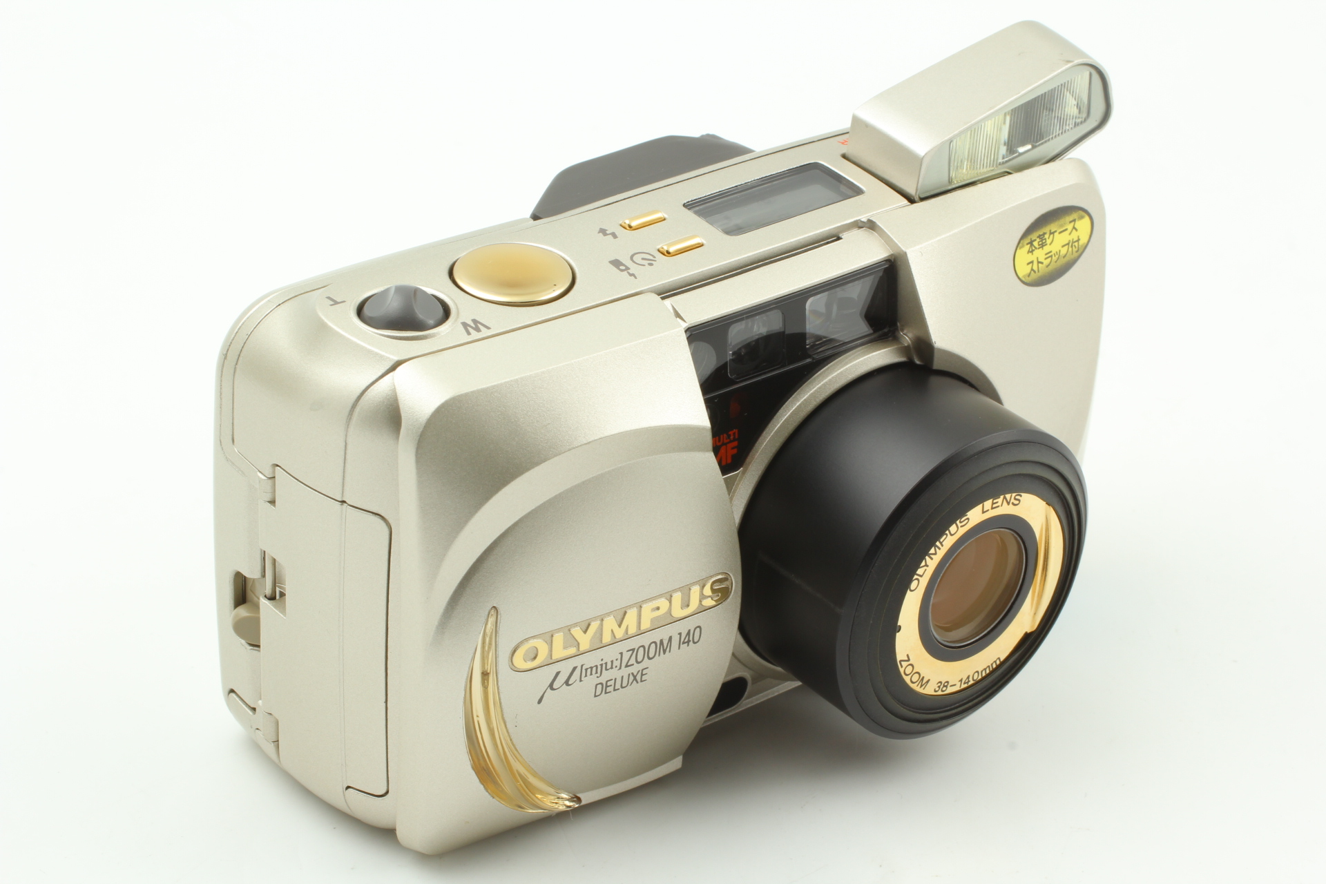 Near Mint】 Olympus μ mju Zoom 140 DELUXE Point&Shoot Film Camera