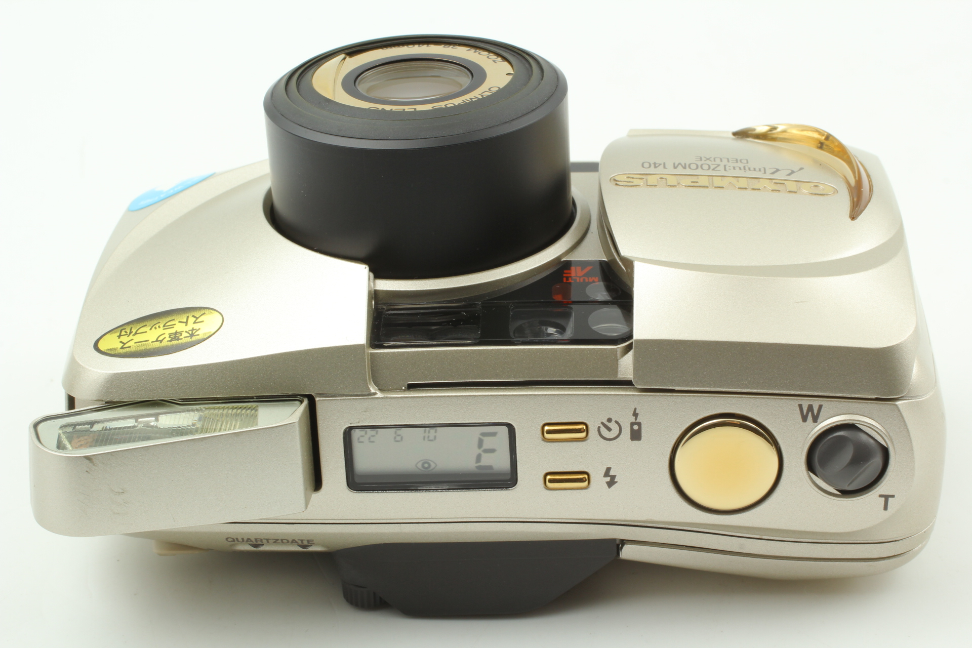 Near Mint】 Olympus μ mju Zoom 140 DELUXE Point&Shoot Film Camera