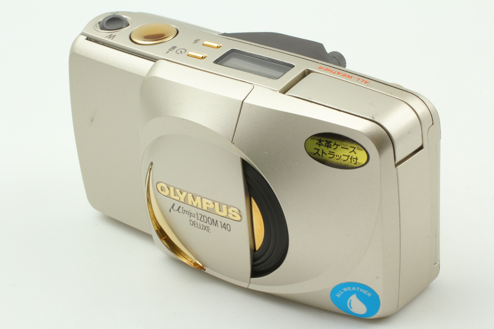 Near Mint】 Olympus μ mju Zoom 140 DELUXE Point&Shoot Film Camera