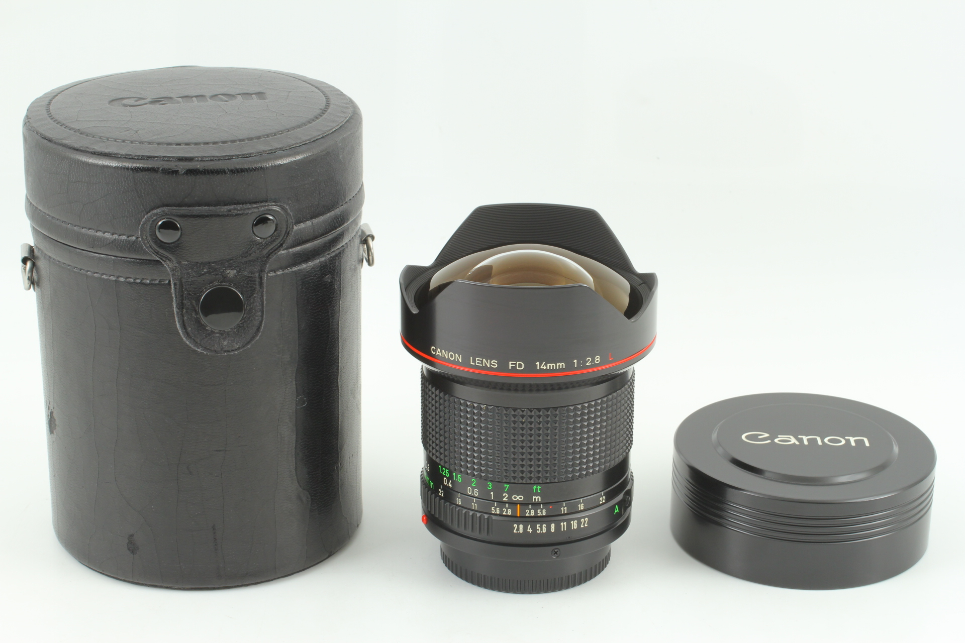 TOP MINT w/ Case ] Canon New FD NFD 14mm f/2.8 L Wide Angle