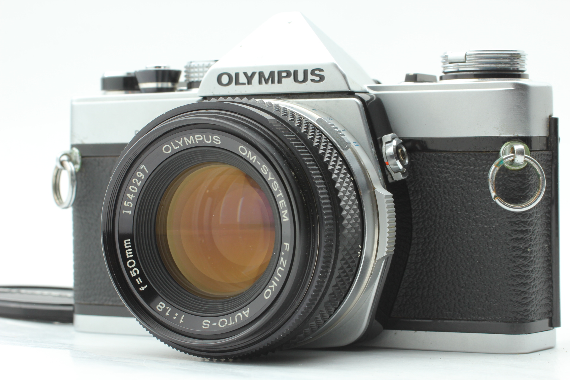 Exc+5】 Olympus OM-1 Film Camera w / F.Zuiko Auto-S 50mm F/1.8