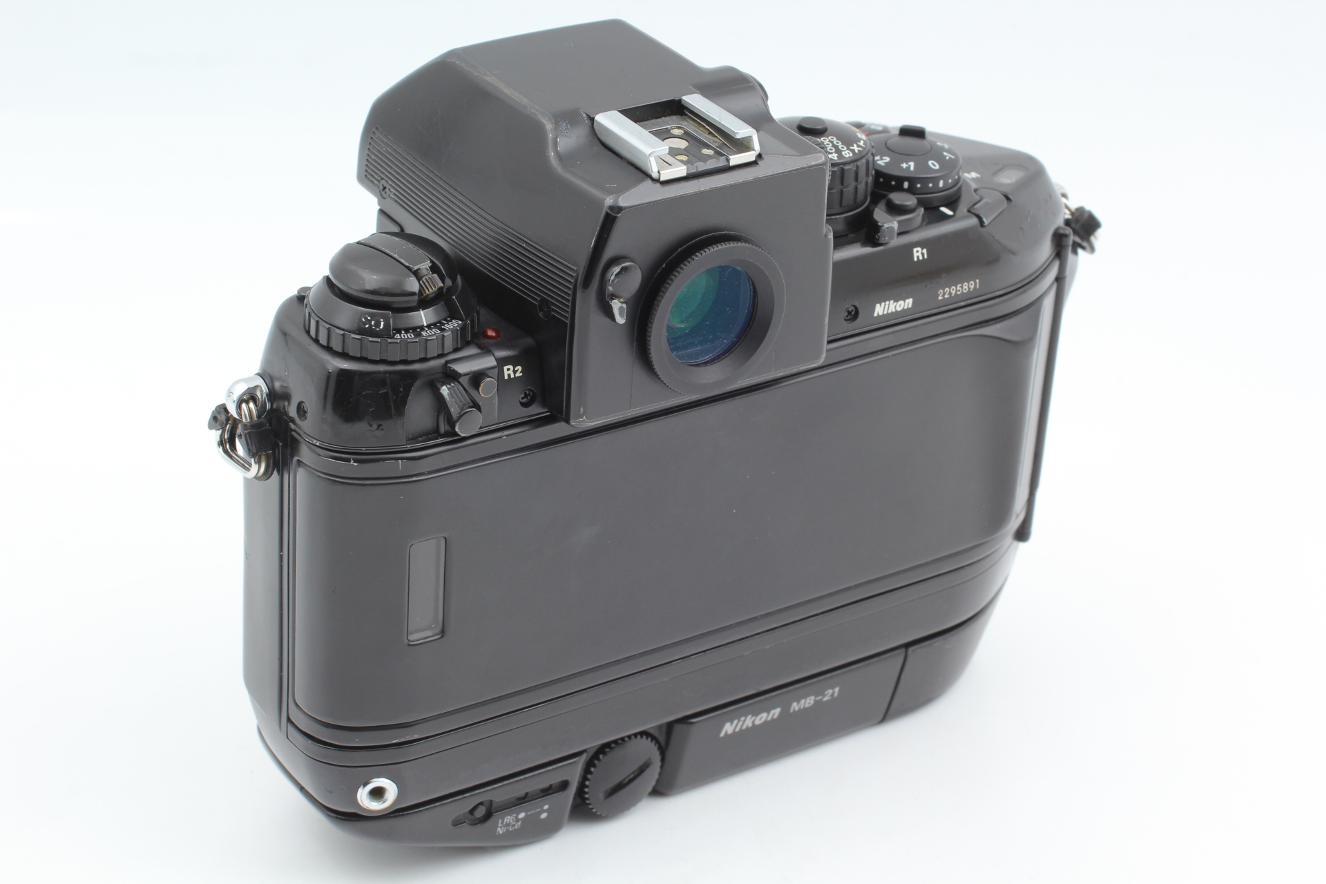 Exc+5】 Nikon F4s 35mm SLR Film Camera Body w / DP-20 MB-21 From