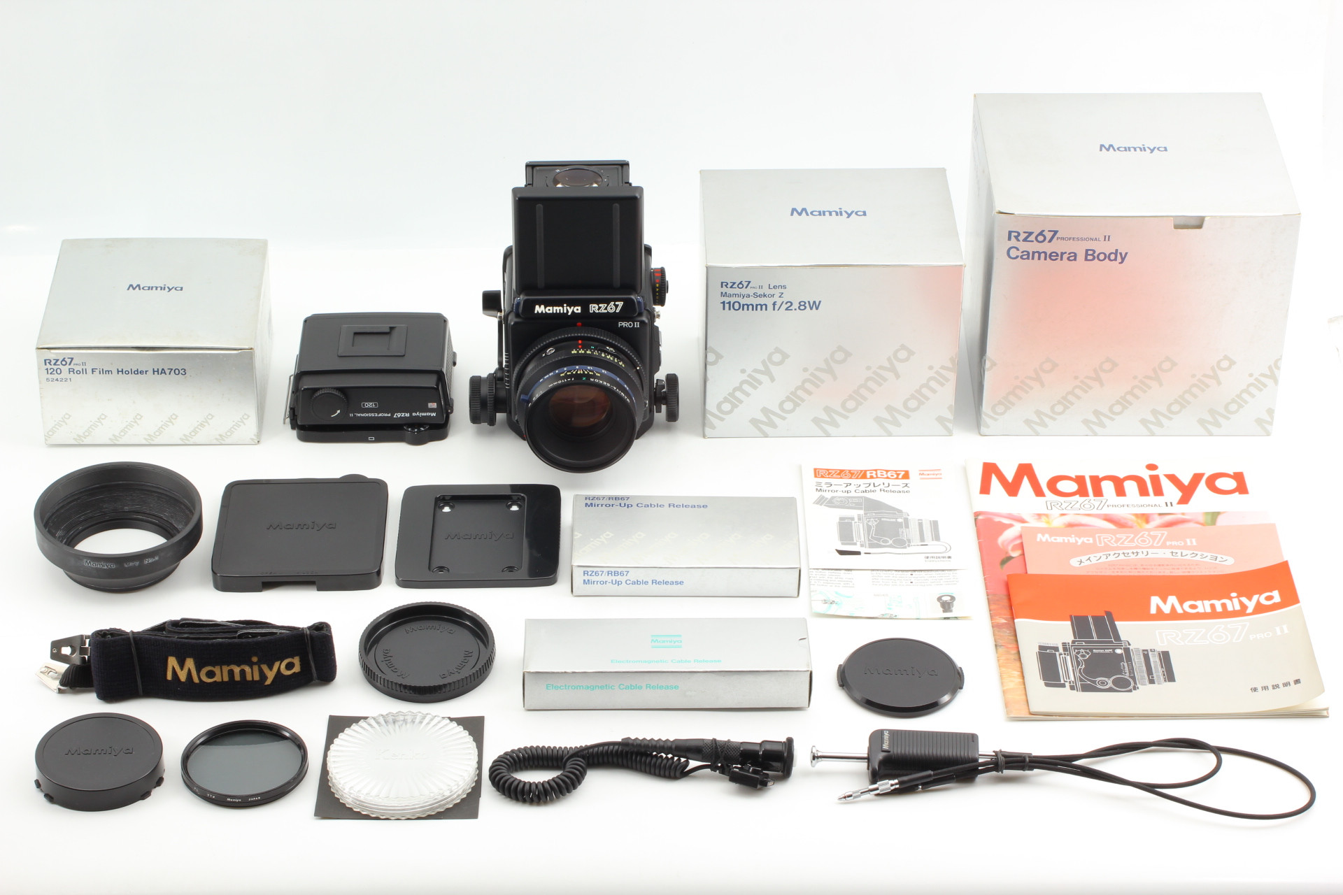 Mamiya Sekor Z 110mm f/2.8 RZ67 Pro II用 MINT] Mamiya RZ67 PRO II Body Sekor Z 110mm F/2.8 W 120 Film