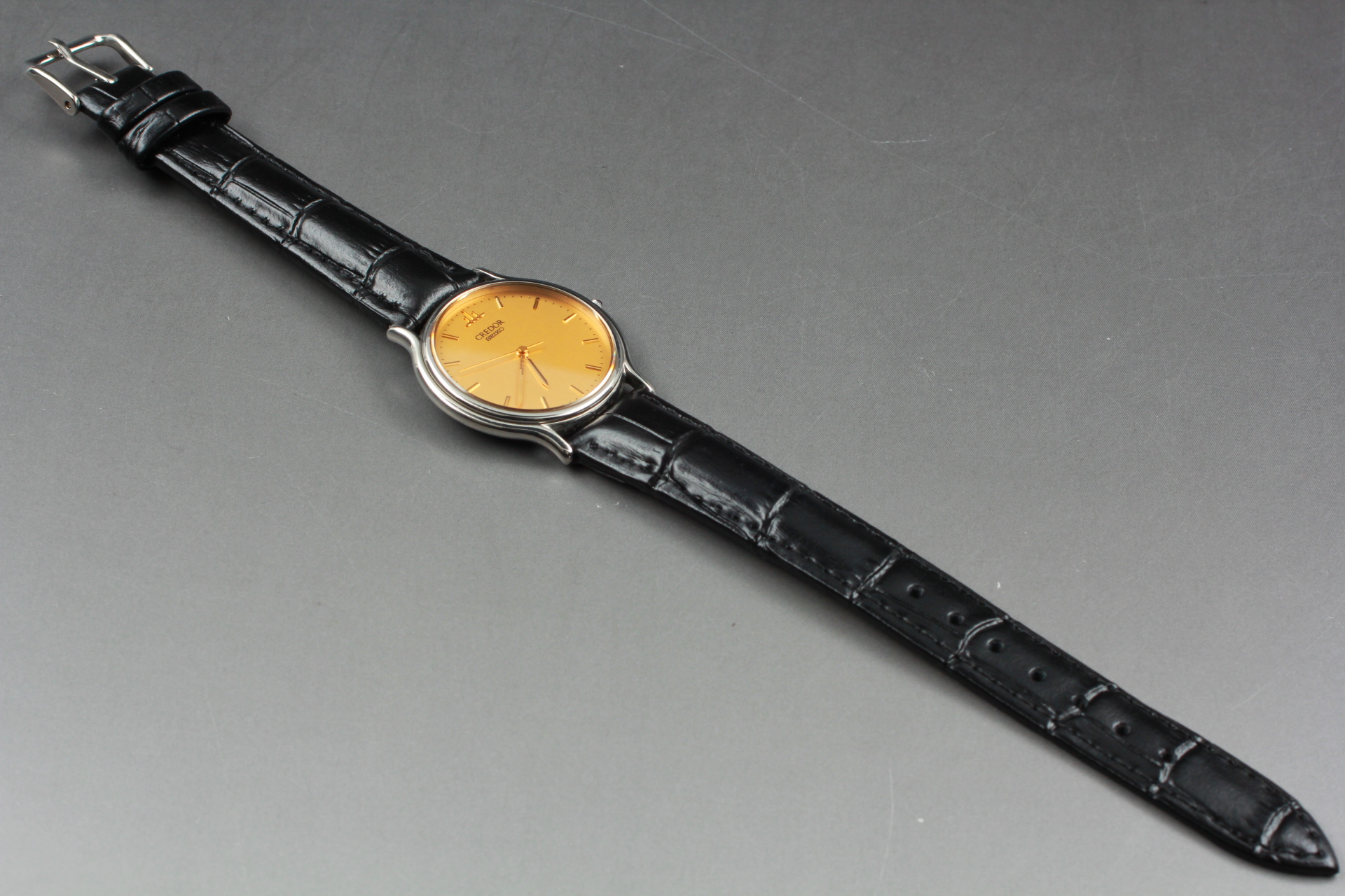その他 ERIKO NEAR MINT] SEIKO CREDOR SIGNO 8J81-6A30 Quartz Men's Watch