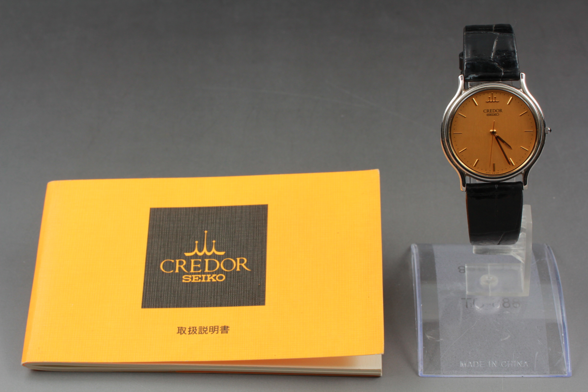 NEAR MINT] SEIKO CREDOR SIGNO 8J81-6A30 Quartz Men's Watch from