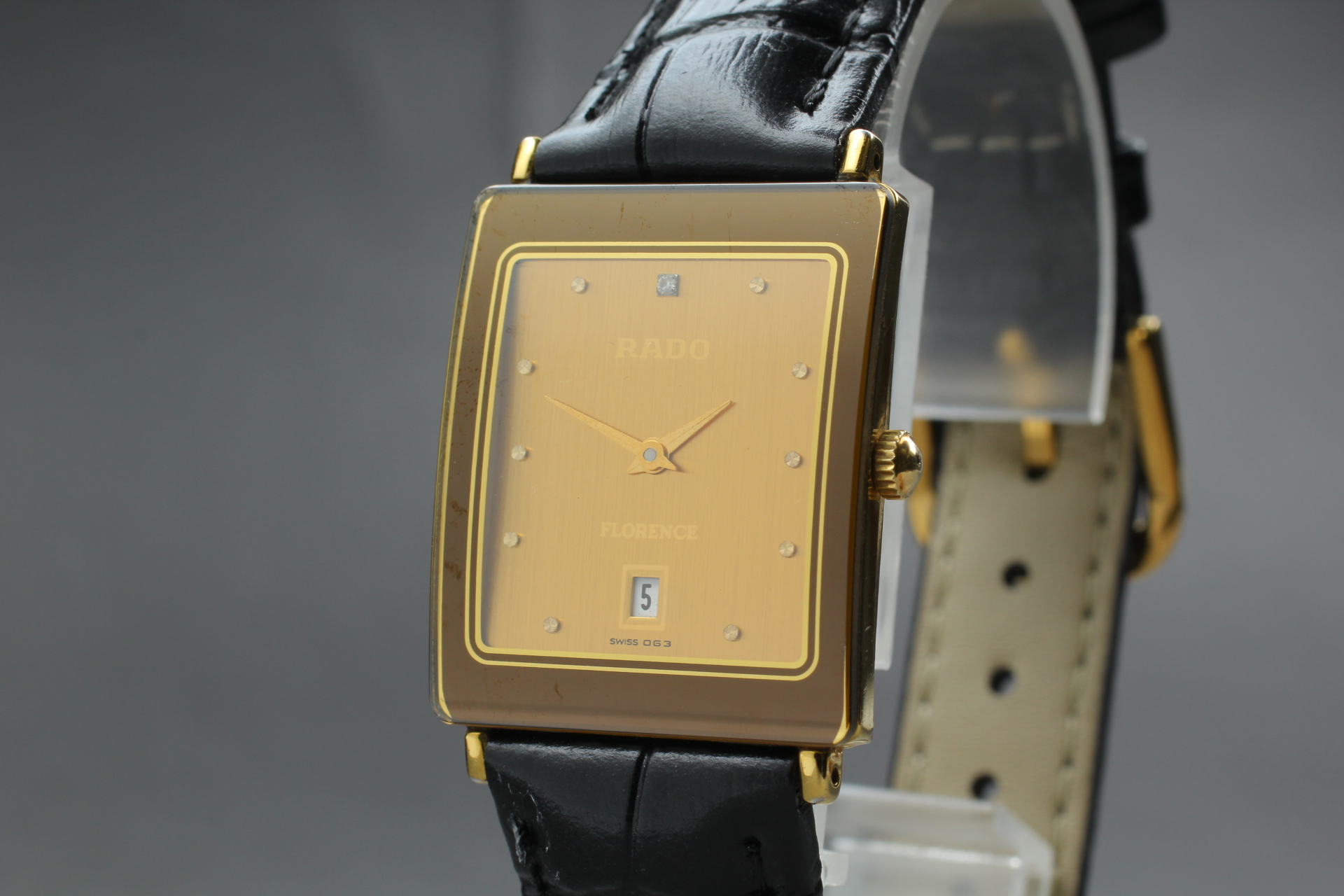 RADO ラドー FLORENCE 160.3605.2N クォーツ 腕時計 RADO ラドー フローレンス デイト 160.3605.2N ブラック