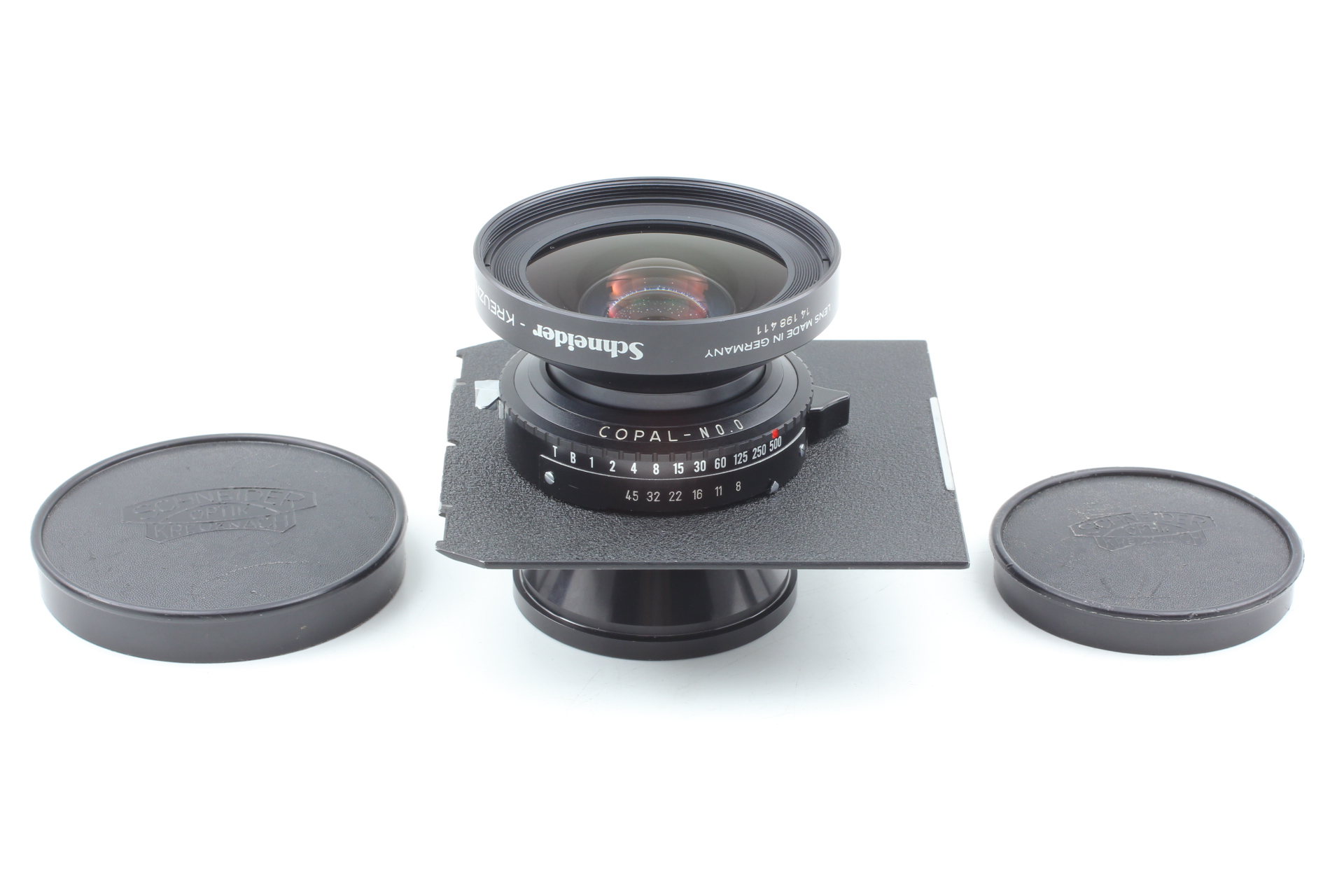 フィルムカメラ SCHNEIDER Super-Angulon 90mm 5.6 COPAL.0 Schneider 90mm f8 Super Angulon MC 4x5 W. A. Lens in Copal