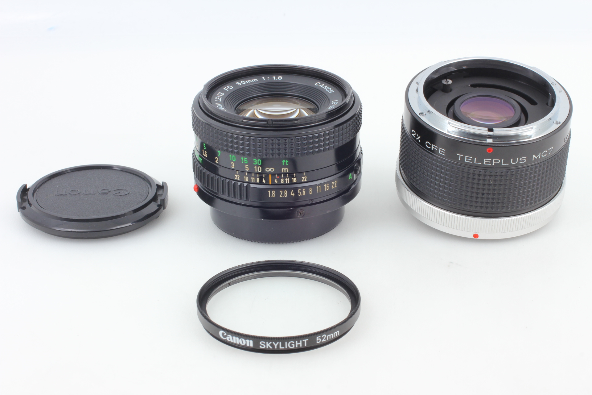 MINT in Box w/ Caps ] Canon New FD NFD 50mm f/1.8 MF