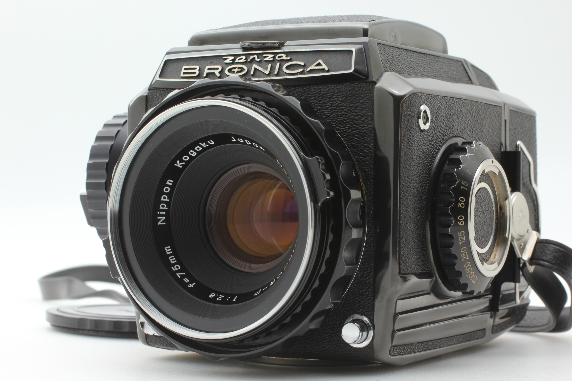 【一部予約販売】 Black S2 Bronica Zenza MINT] Near Film 75mm Nikkor-P Camera フィルムカメラ