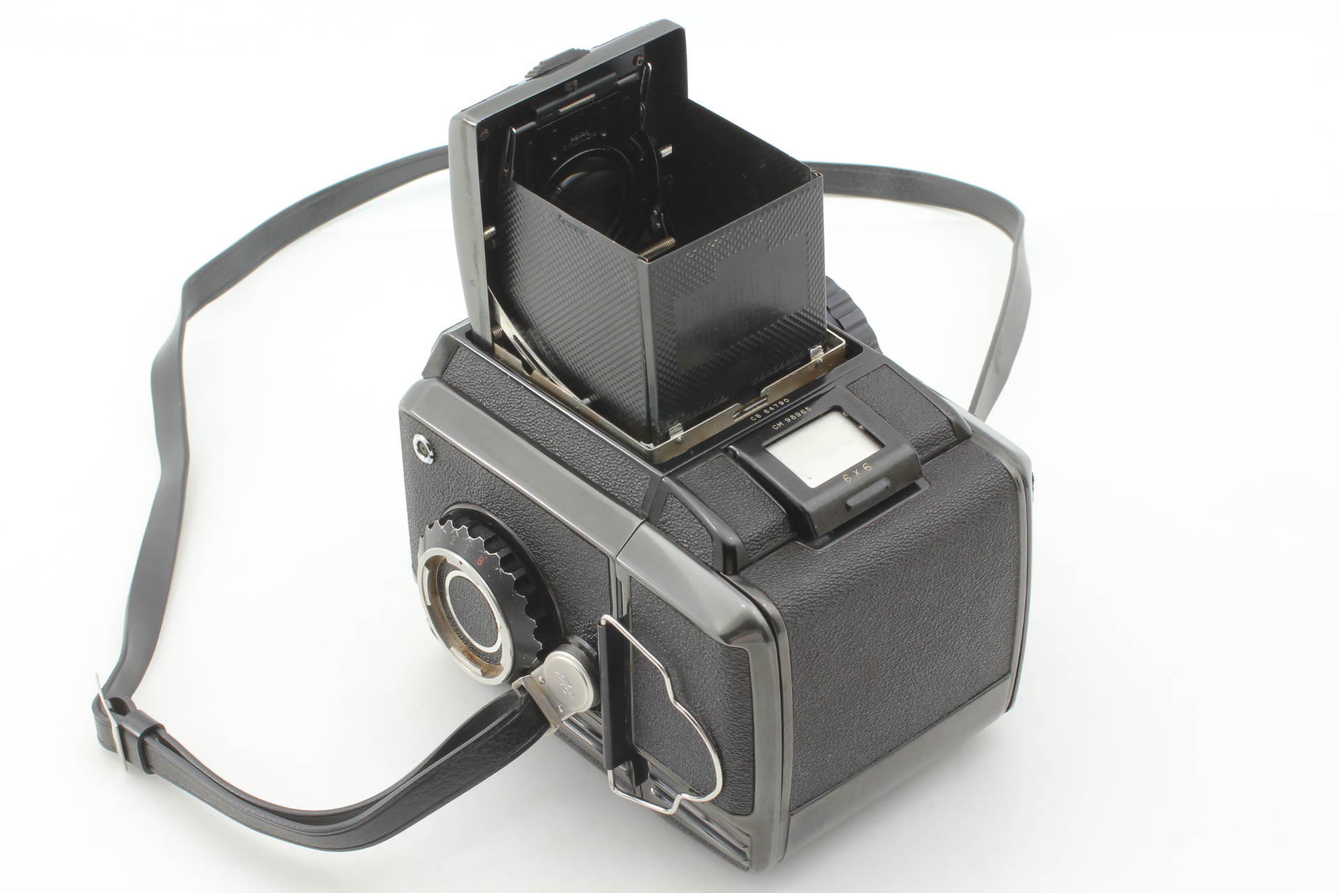 Near MINT] Zenza Bronica S2 Black Film Camera Nikkor-P 75mm
