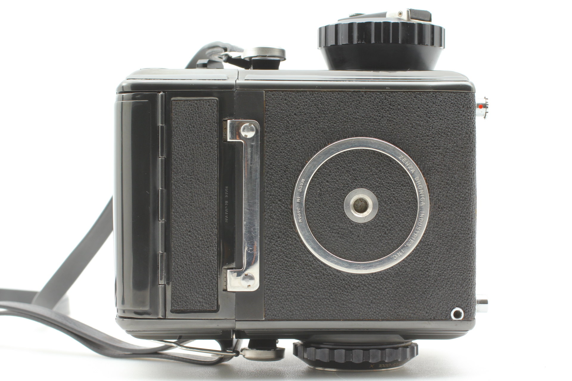 Near MINT] Zenza Bronica S2 Black Film Camera Nikkor-P 75mm