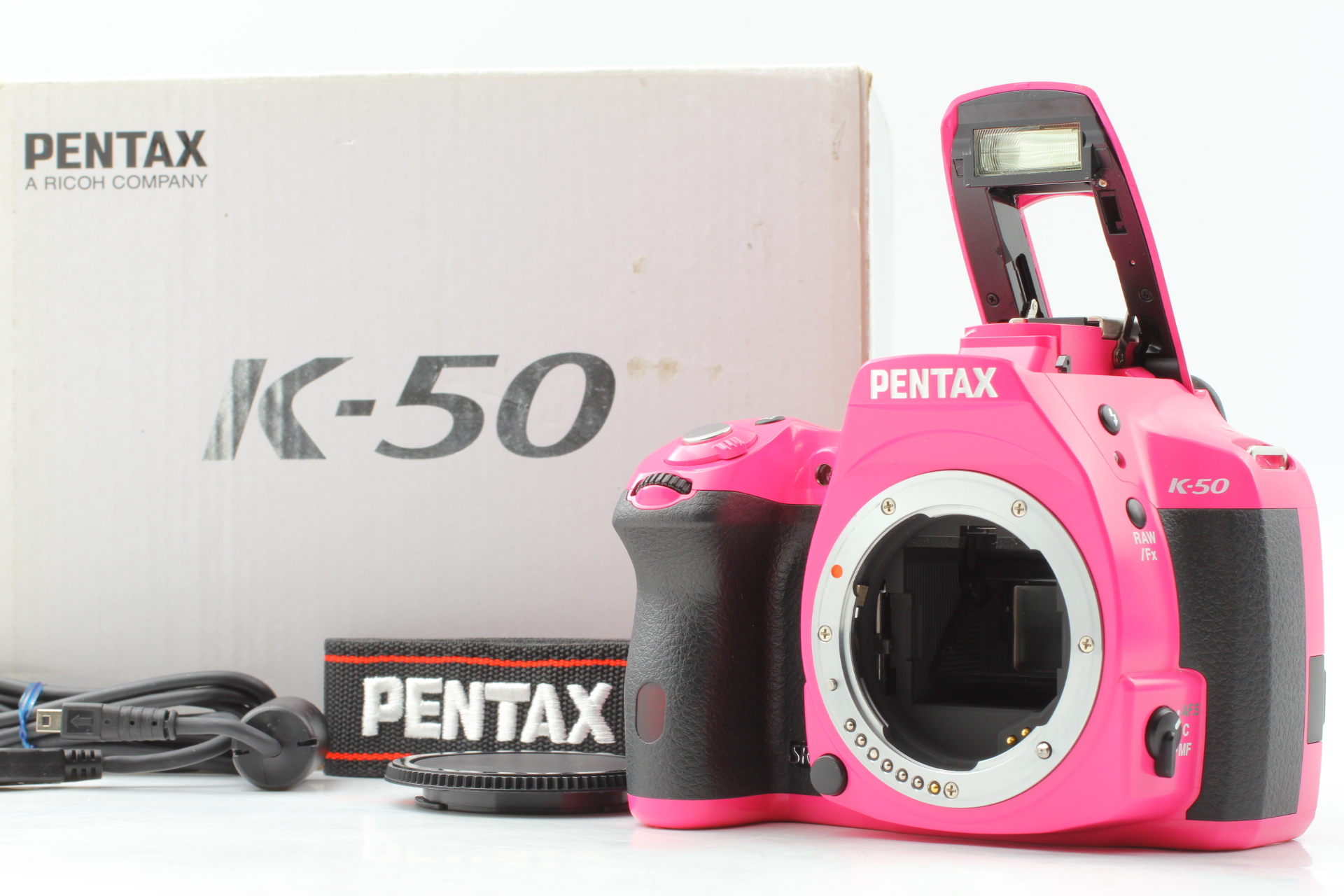 PENTAX K-50 ダブルズームキット ピンク ほぼ新品 4644 Amazon.co.jp: RICOH デジタル一眼レフ PENTAX K-50 DAL18-55mmWR