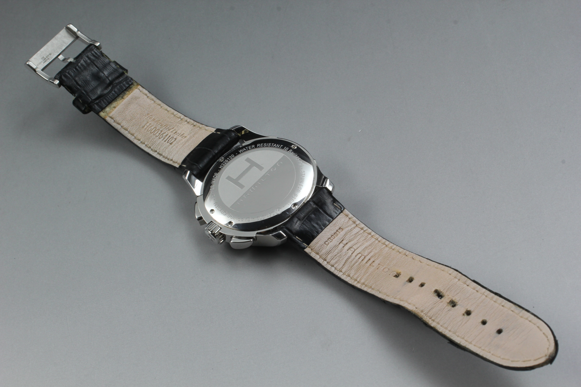 NEAR MINT] HAMILTON Jazzmaster H326120 Chronograph Quartz Mens