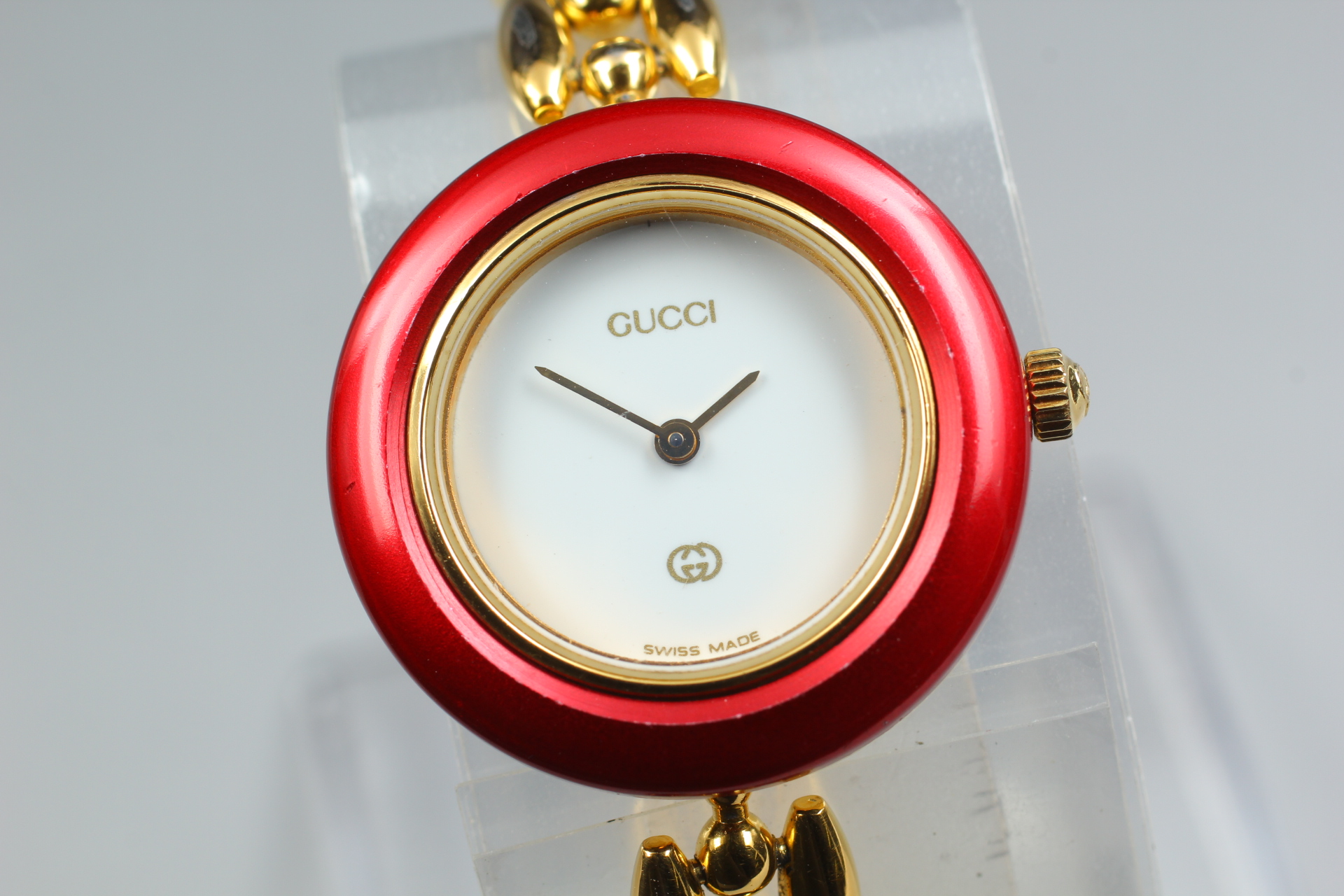 EXC+5 Case] Vintage Gucci 11/12 Change Bezel 6Color QZ Woman's