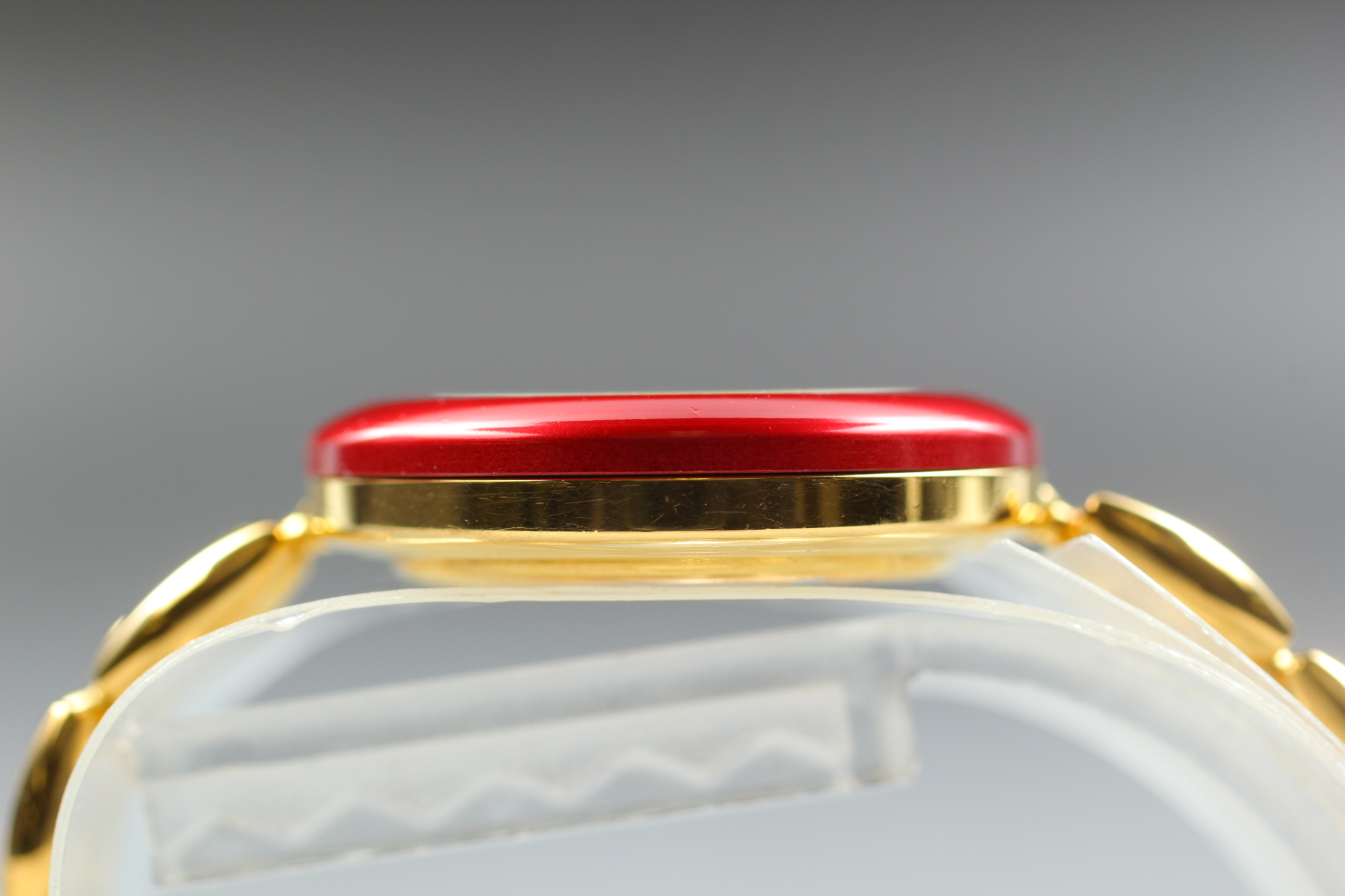 GUCCIジャケット　本日サービス品 EXC+5 Case] Vintage Gucci 11/12 Change Bezel 6Color QZ Woman's