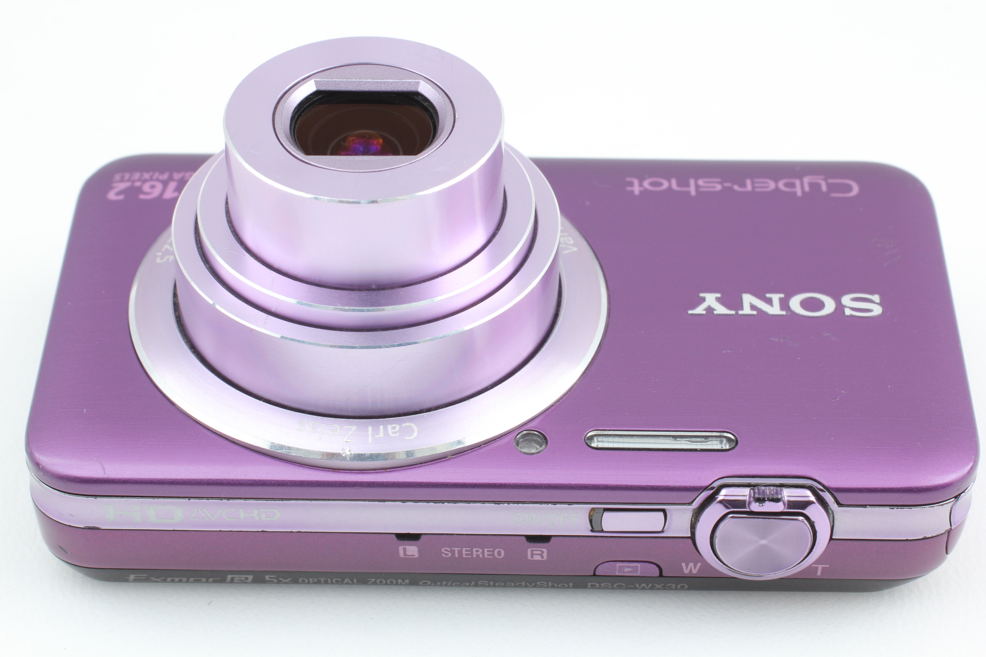 Sony Cyber-shot パープル Carl Zeiss dsc-wx30 【公式通販】