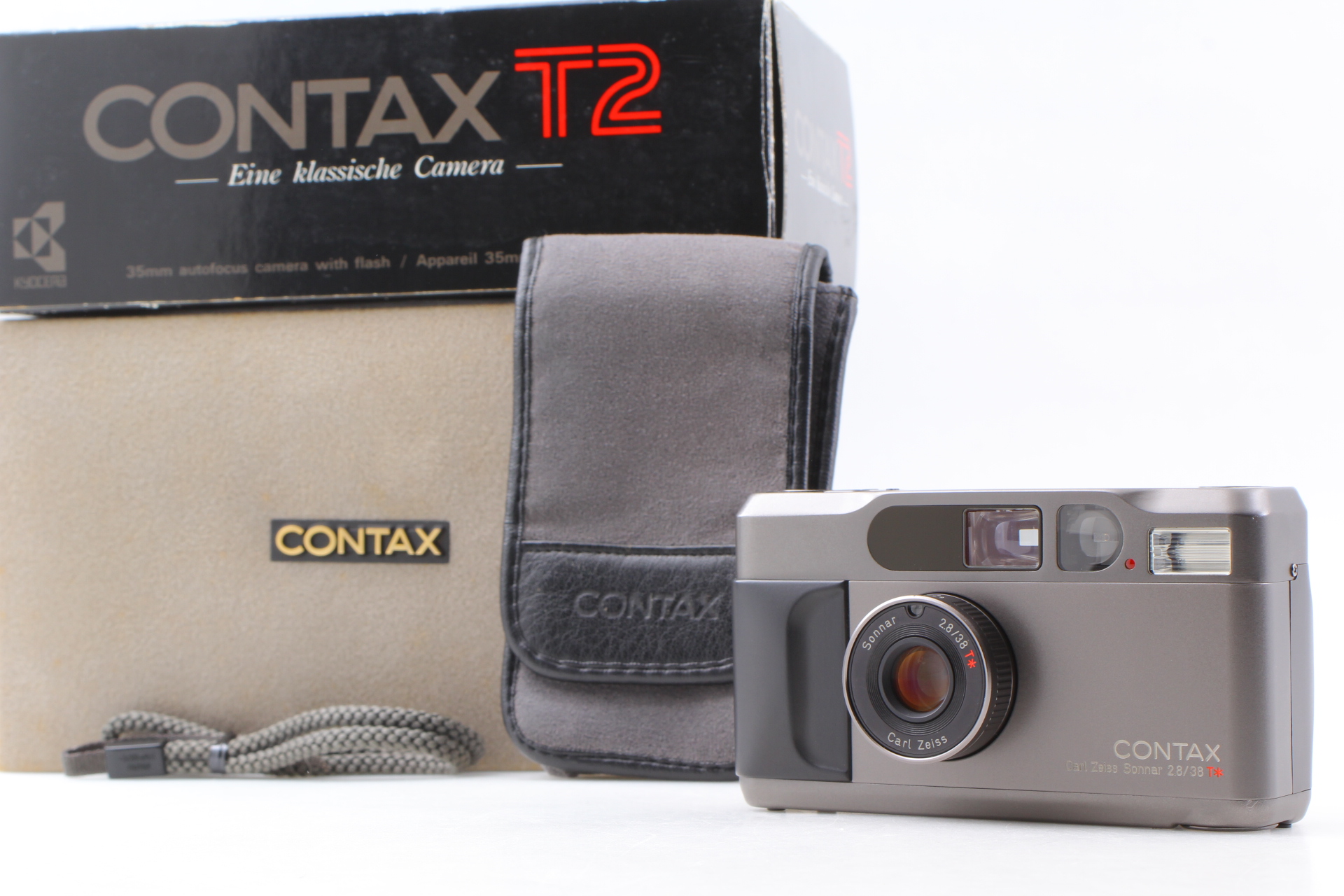 CONTAX T2ブラック Contax T2 Black Boxed - Japan Camera Hunter