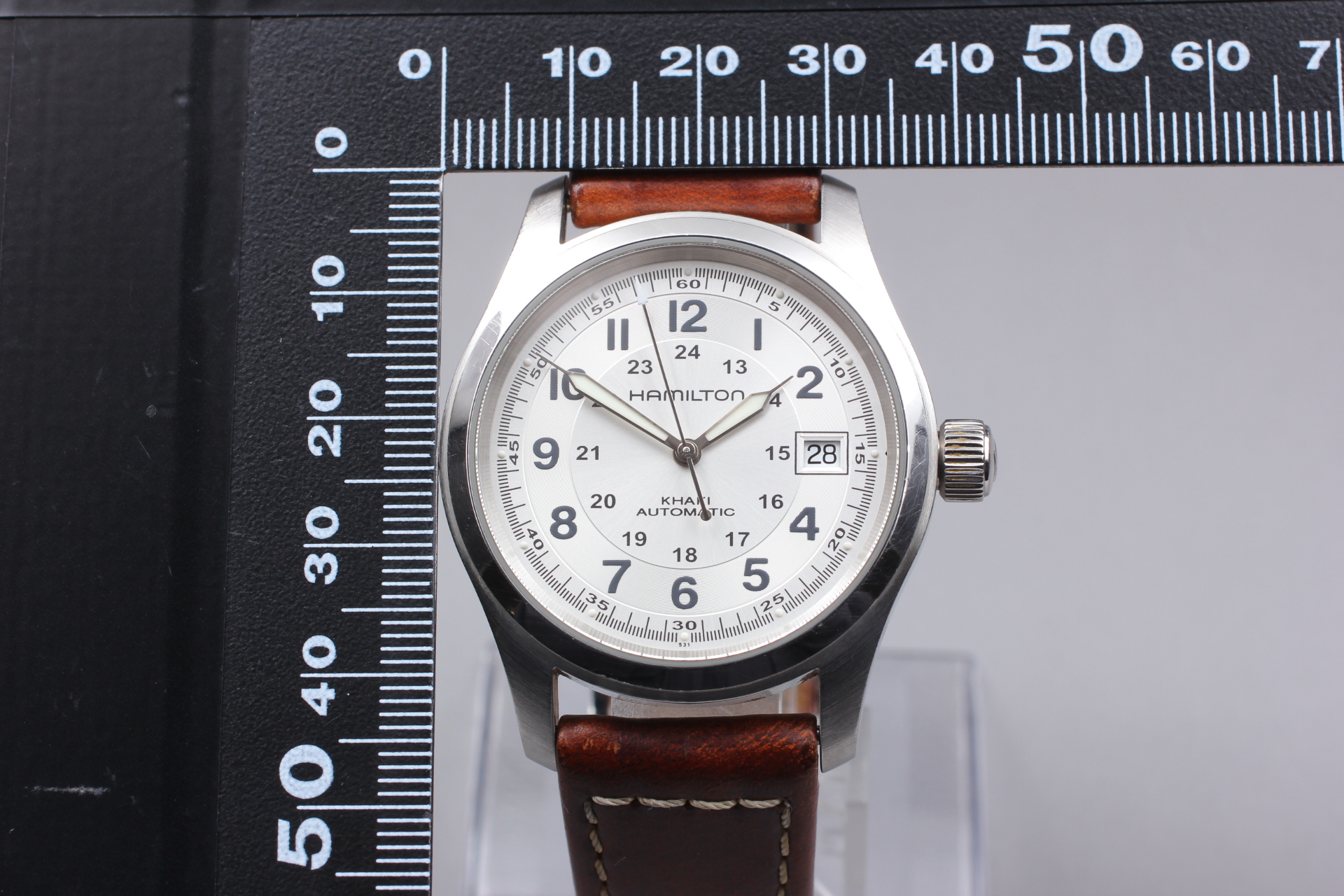 時計 HAMILTON KHAKI H704450 AUTOMATIC Discount Hamilton Khaki Field H704450 Black Dial Mens Watch