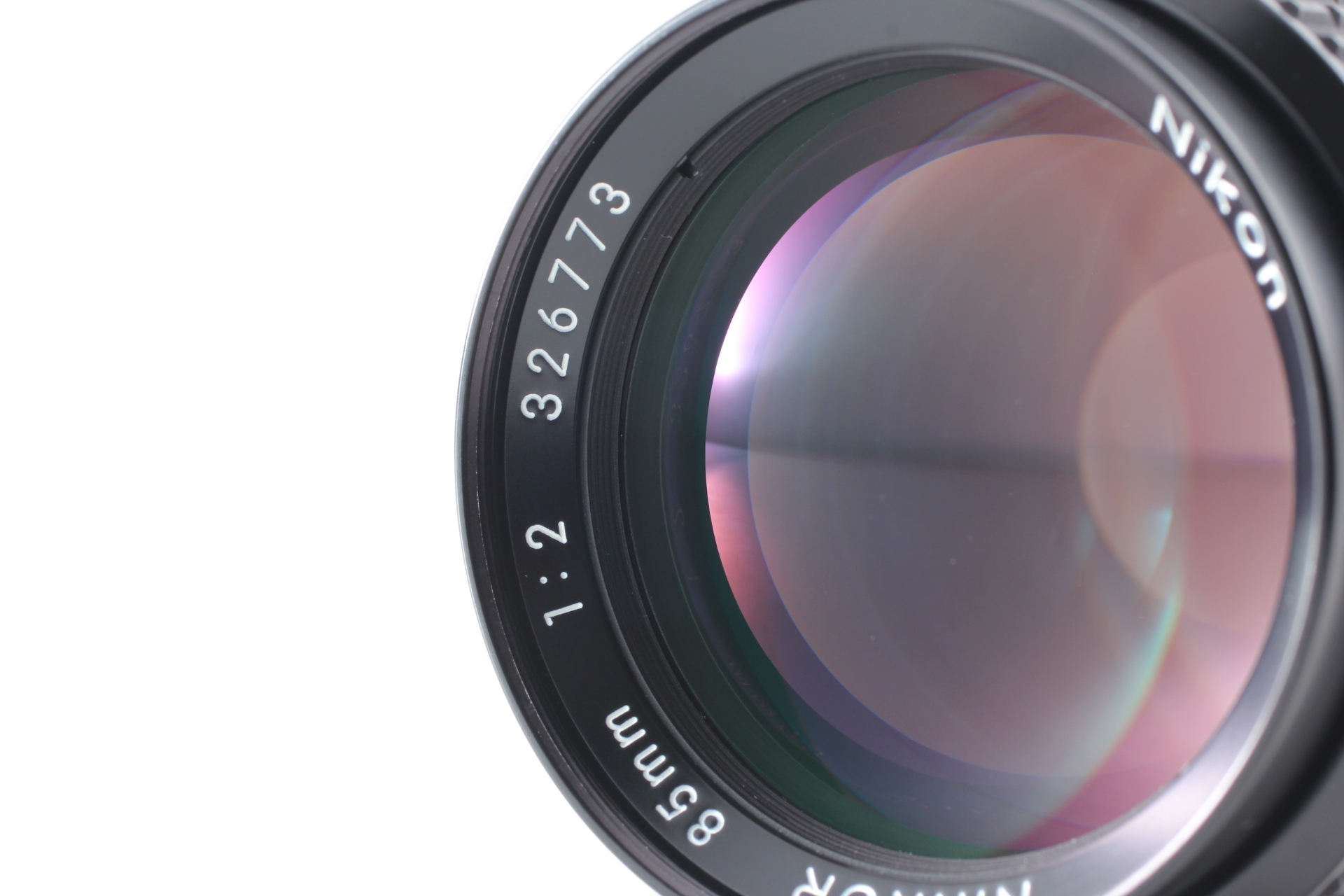 NIKKOR AI-S 85mm f/2 レンズ Near MINT+++] Nikon Ai-s Nikkor 85mm f/2 Portrait MF Manual