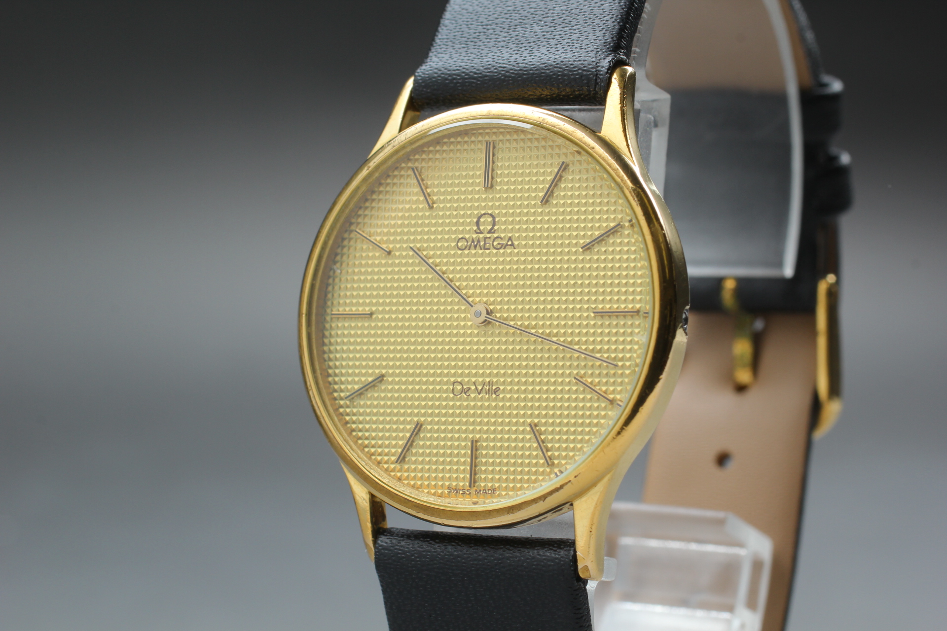 ▷[N MINT] Vintage OMEGA De Ville Cal. 1365 Gold Dial Men's