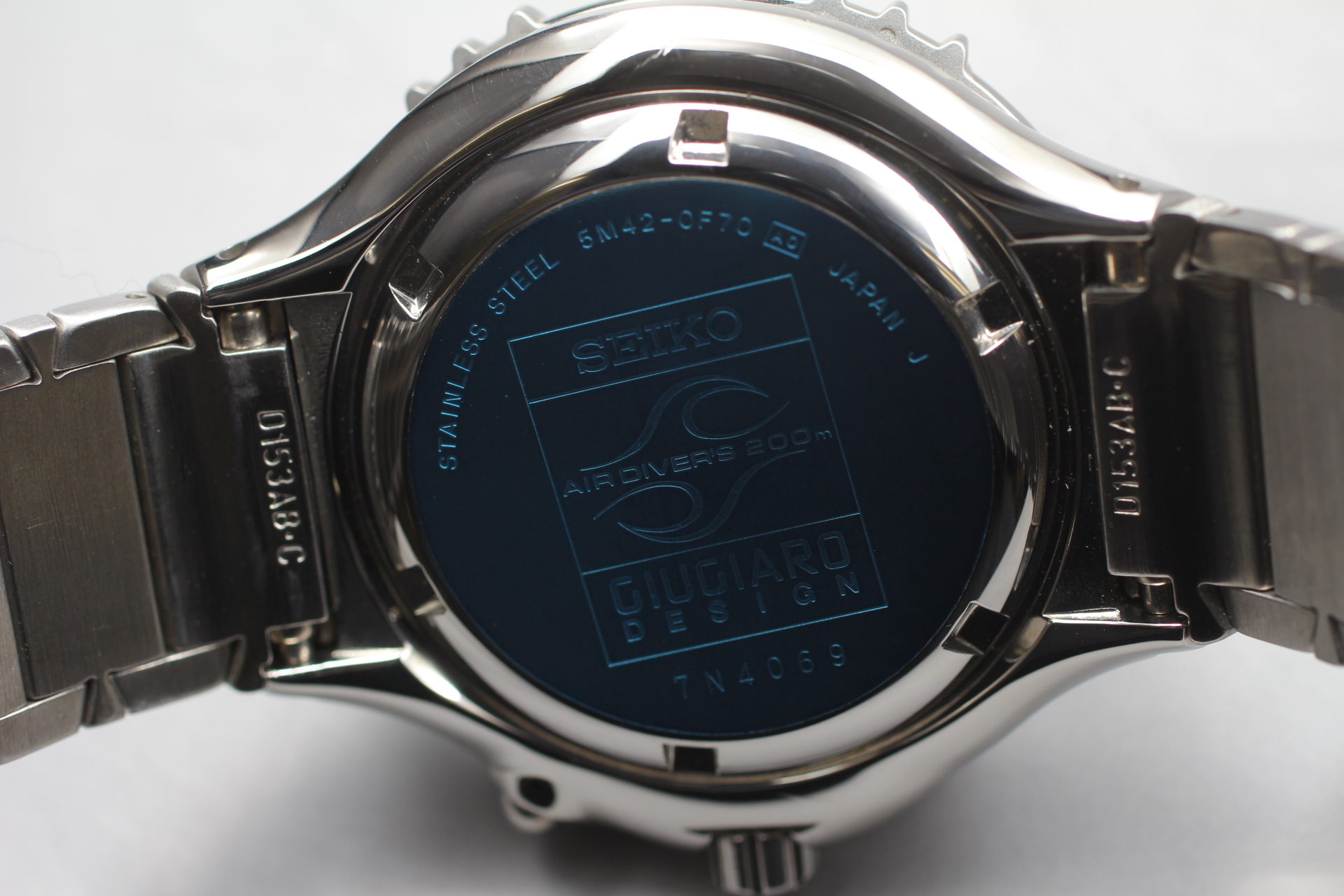 Seiko GIUGIARO Design Air Diver 5M42-0F70 SBCW011 Kinetic