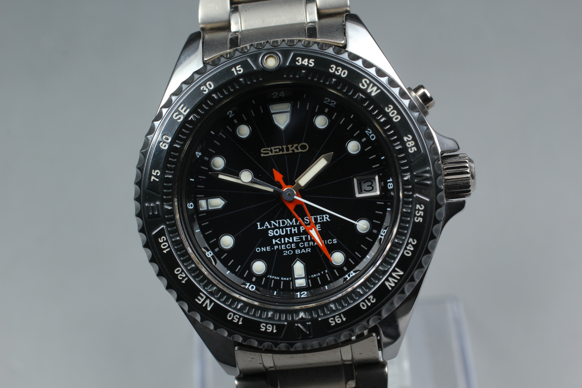 SEIKO SAS サス　5M22 SEIKO SUS サス AGS ミリタリー文字盤 5M22-6C20 美品 - メルカリ