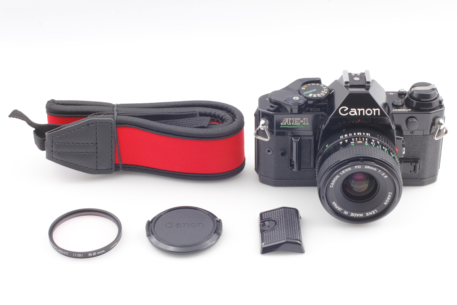 Video [MINT-] Canon AE-1 Program Black Film Camera New FD