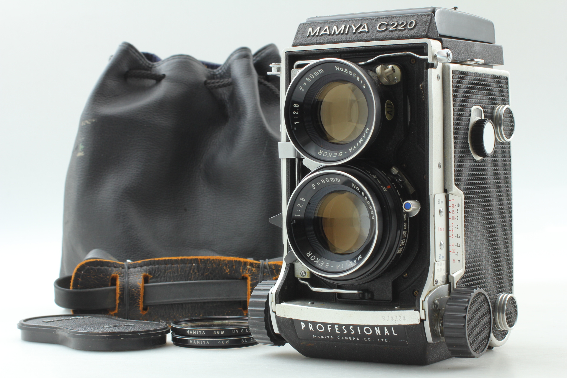 Near MINT] Mamiya C220 Pro TLR Film Camera w/ 80mm f/2.8