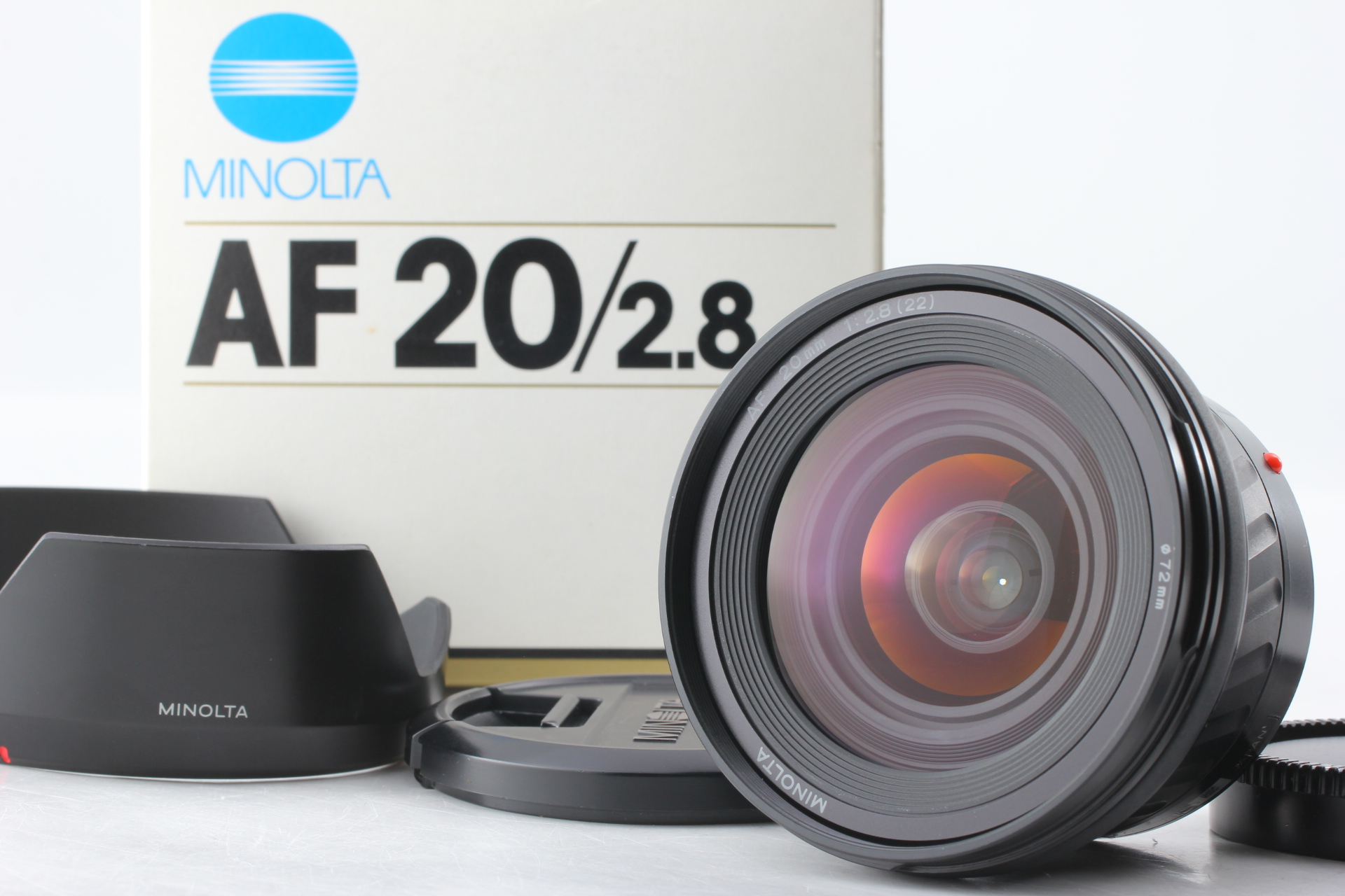 MINOLTA AF 20mm f/2.8 レンズ Minolta AF 20mm f/2.8 Wide Angle Lens Sony A Mount [MINT in