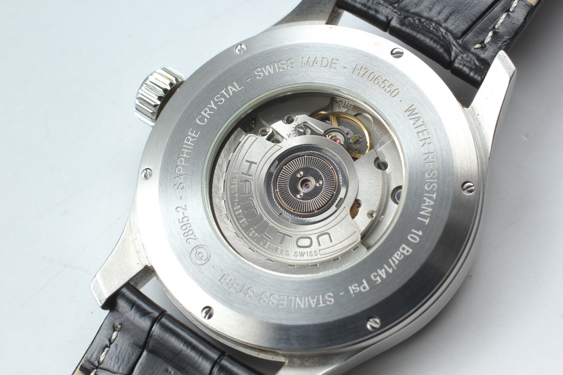 時計 HAMILTON KHAKI FIELD OFFICER H706550 Hamilton Khaki Field Officer H706550 Automatic Black Dial Swiss