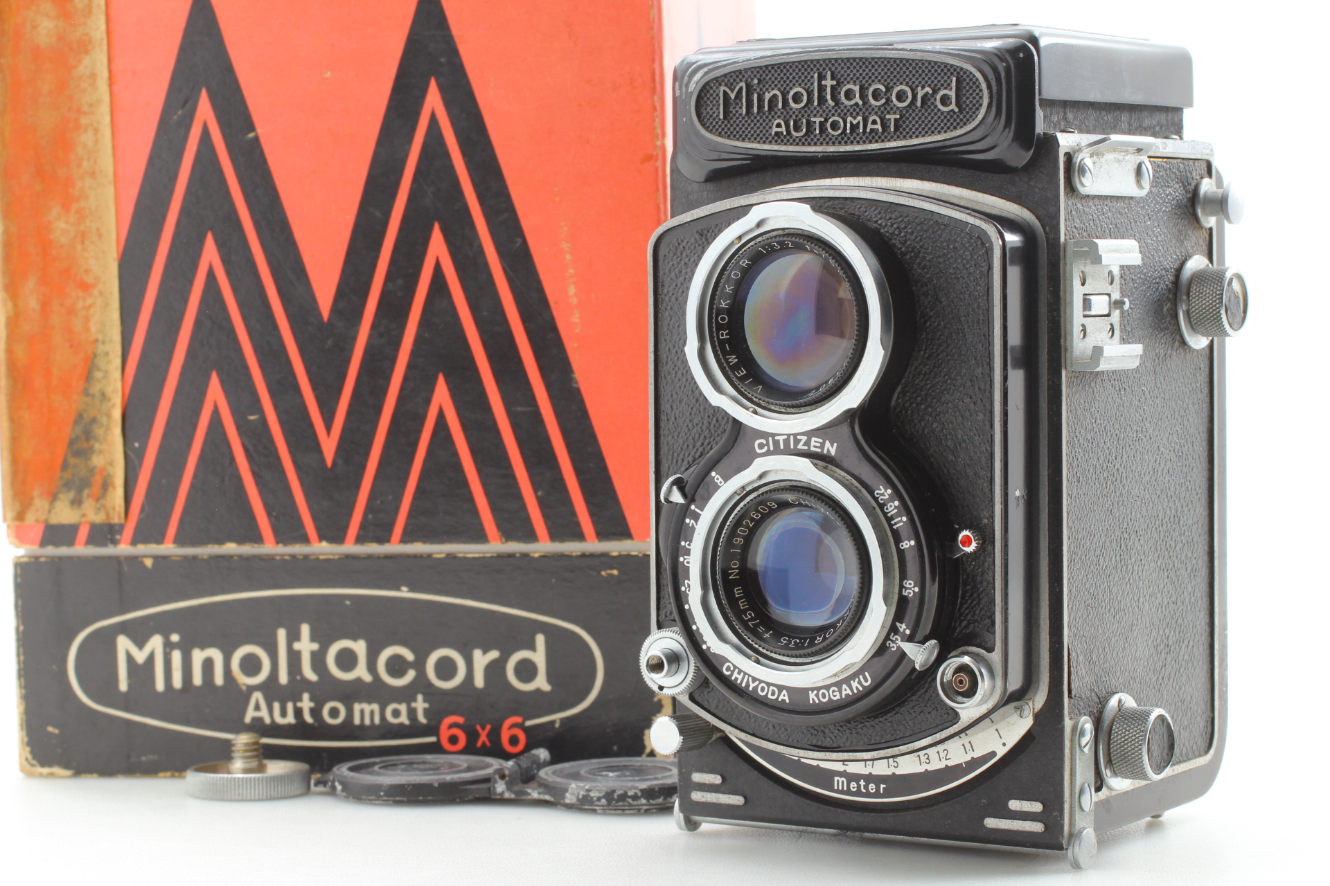 Minolta Minoltaflex III Chiyoko Rokkor 75mm F/3.5 Cámara réflex de