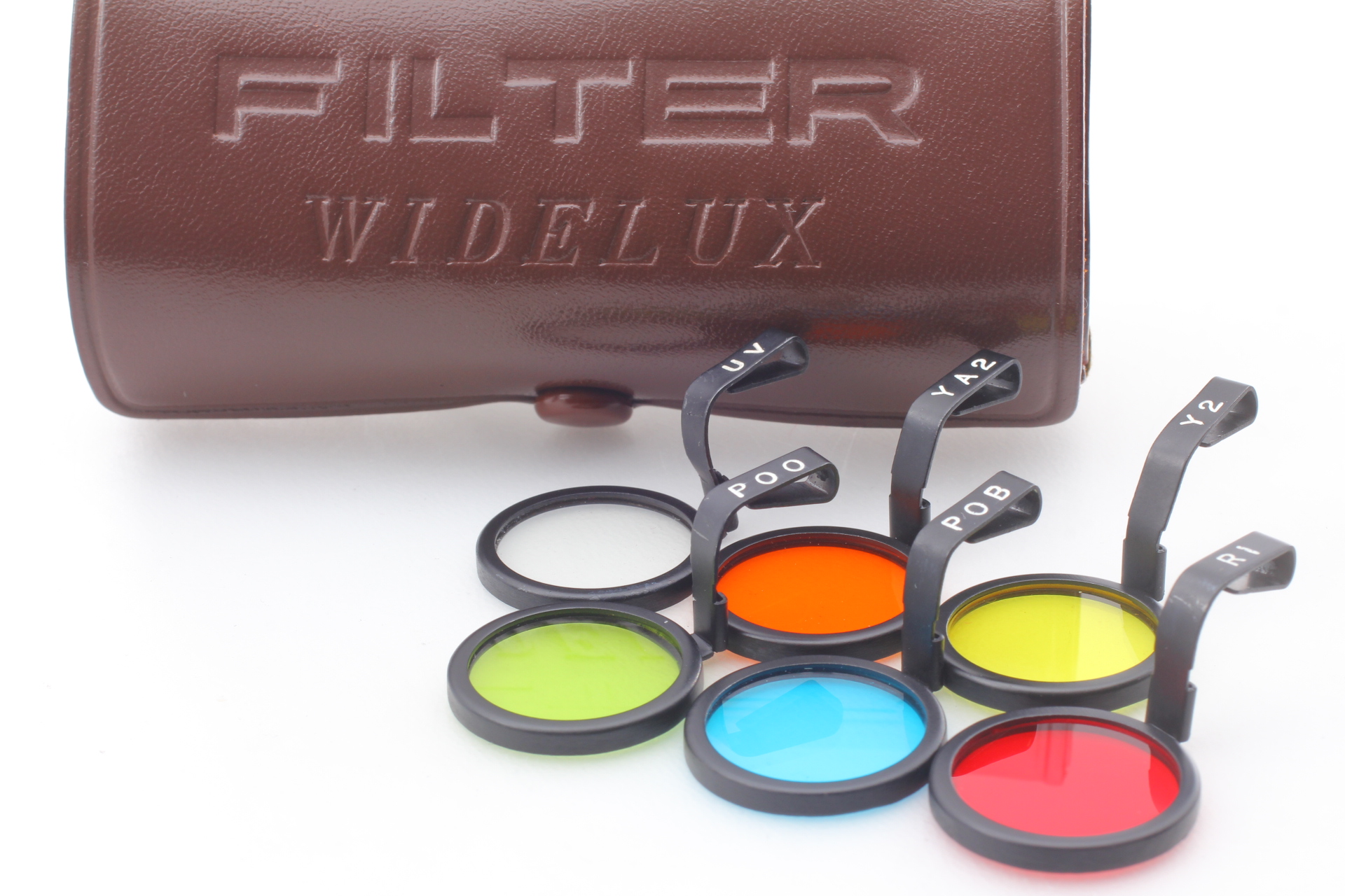 フィルムカメラ Widelux F8 + Filter Set + Box (Serviced) MINT/Case] Color Filter Set for Widelux F7 F8 Panoramic