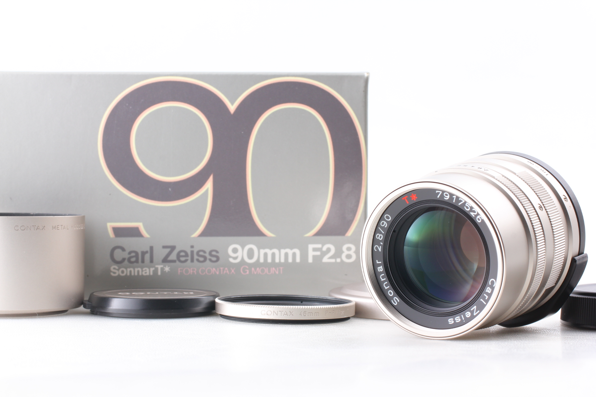 Top MINT in Box] Contax Carl Zeiss Sonnar T* 90mm F2.8 Lens for G1