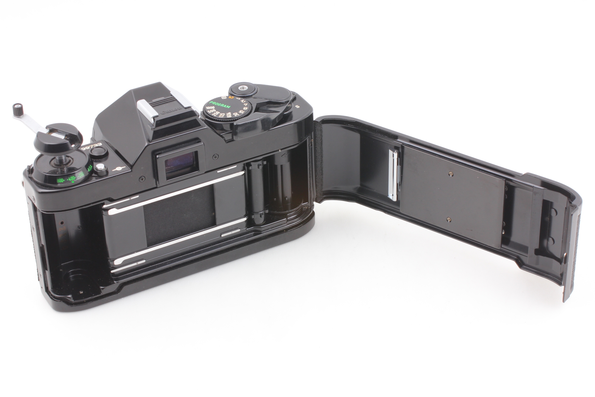 Near MINT+ ] Canon AE-1 P Program SLR Film Camera Black Body only