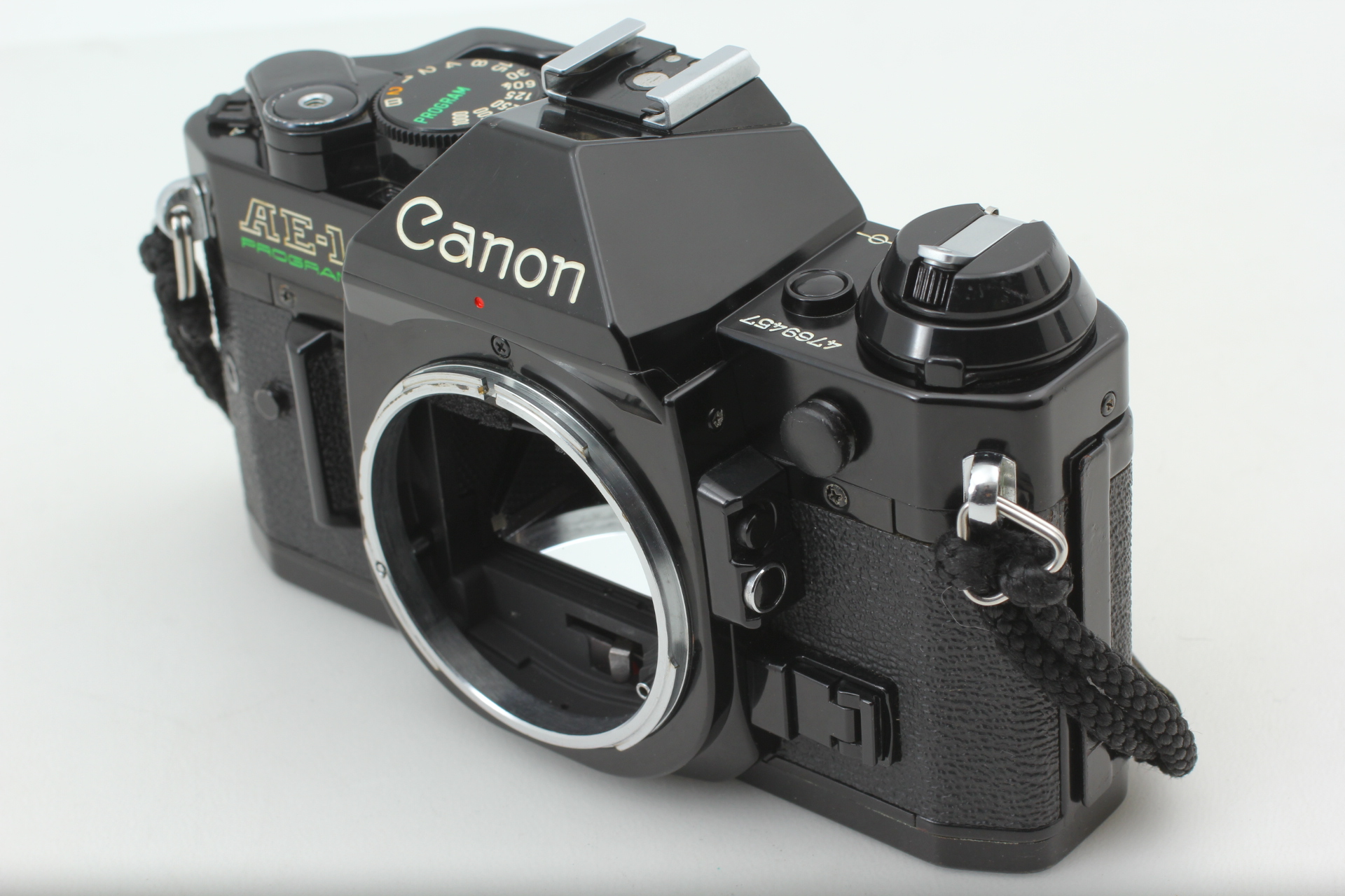 Near MINT]Canon AE-1 Program SLR Film Camera Black FL Lens 50mm F1