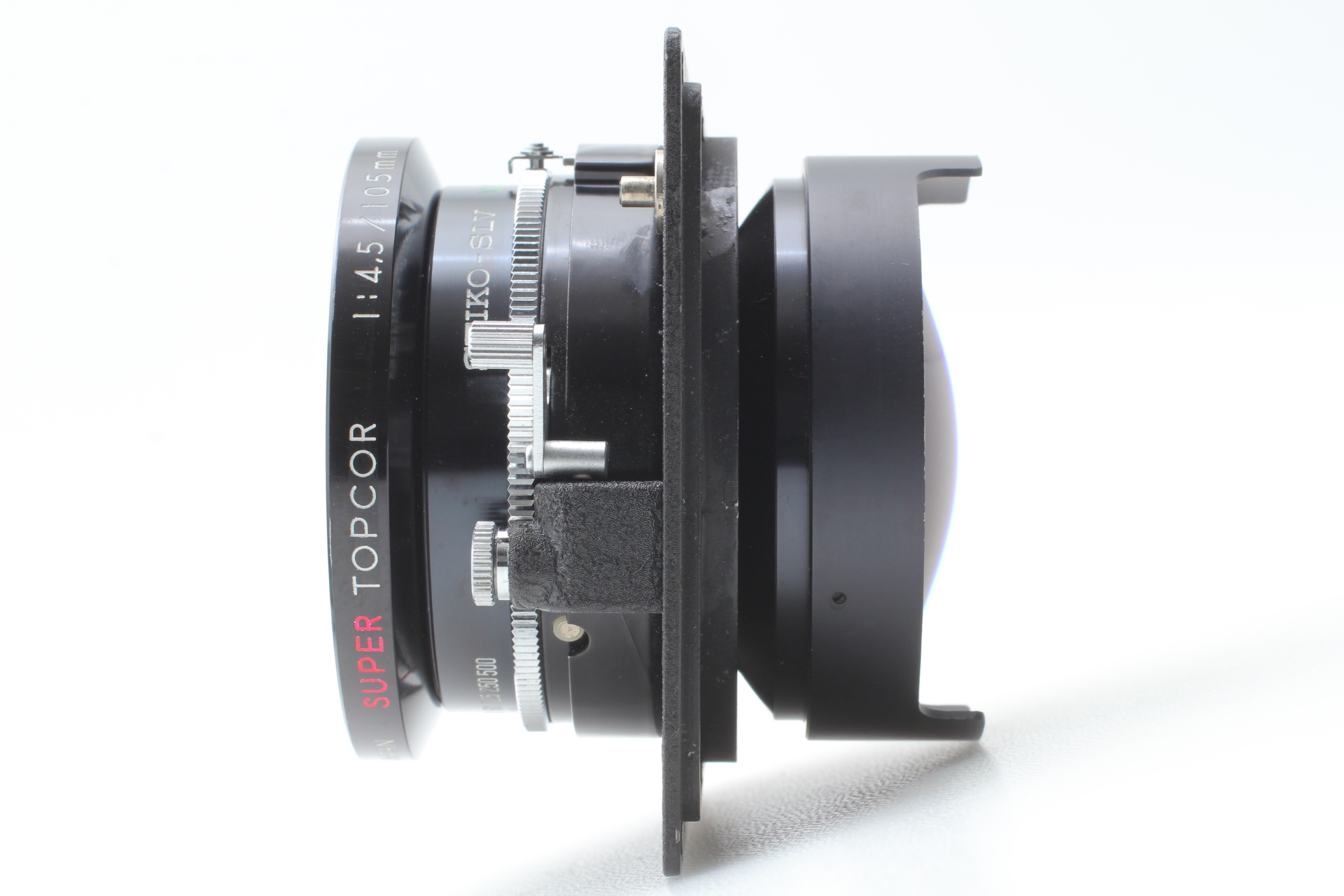 SUPER TOPCOR 105mm f/4.5 レンズ MINT] Tokyo Kogaku Super Topcor 105mm f/4.5 Lens 6x9 45in
