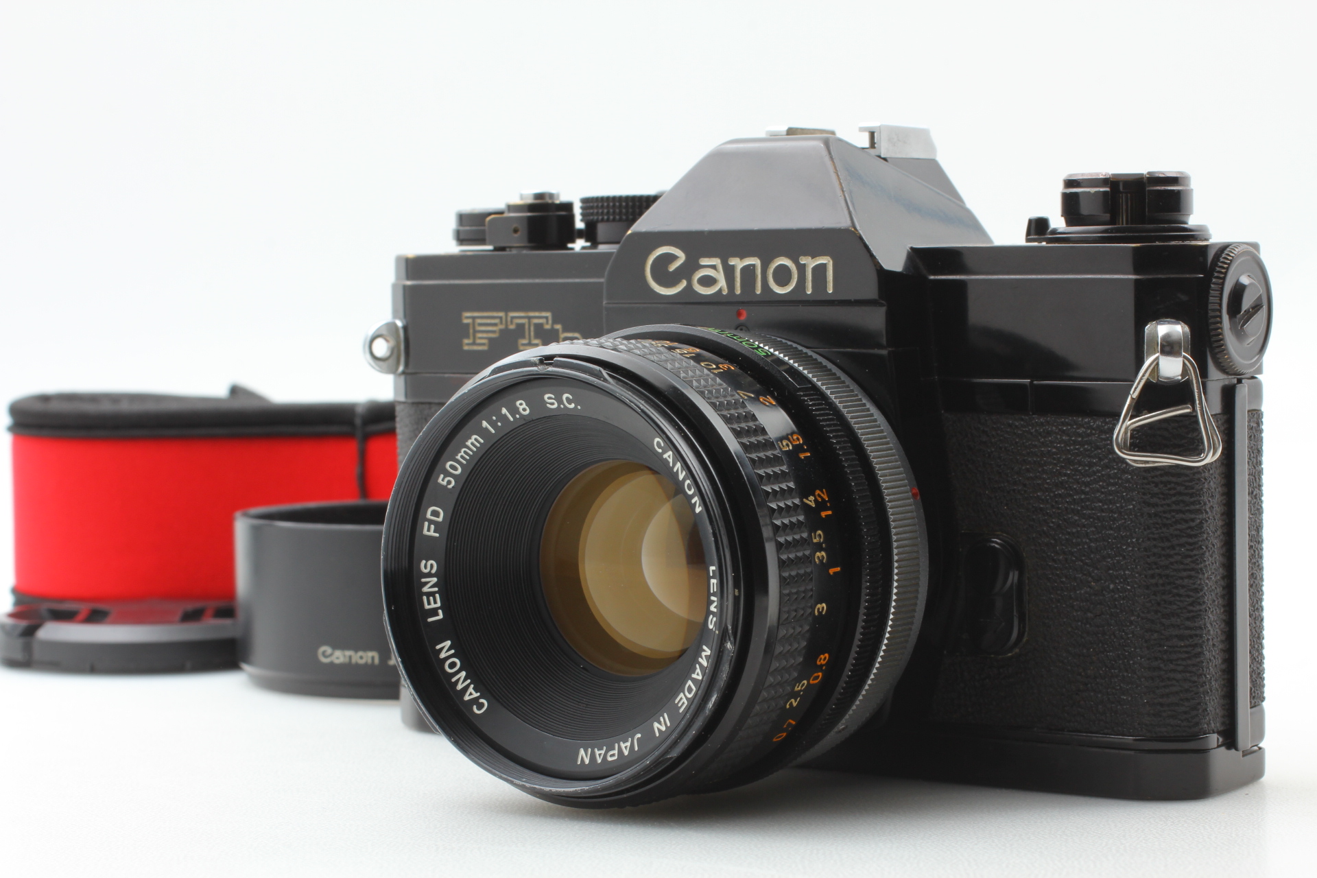 Video [Read Exc] Canon FTb QL Black Film Camera Rare 