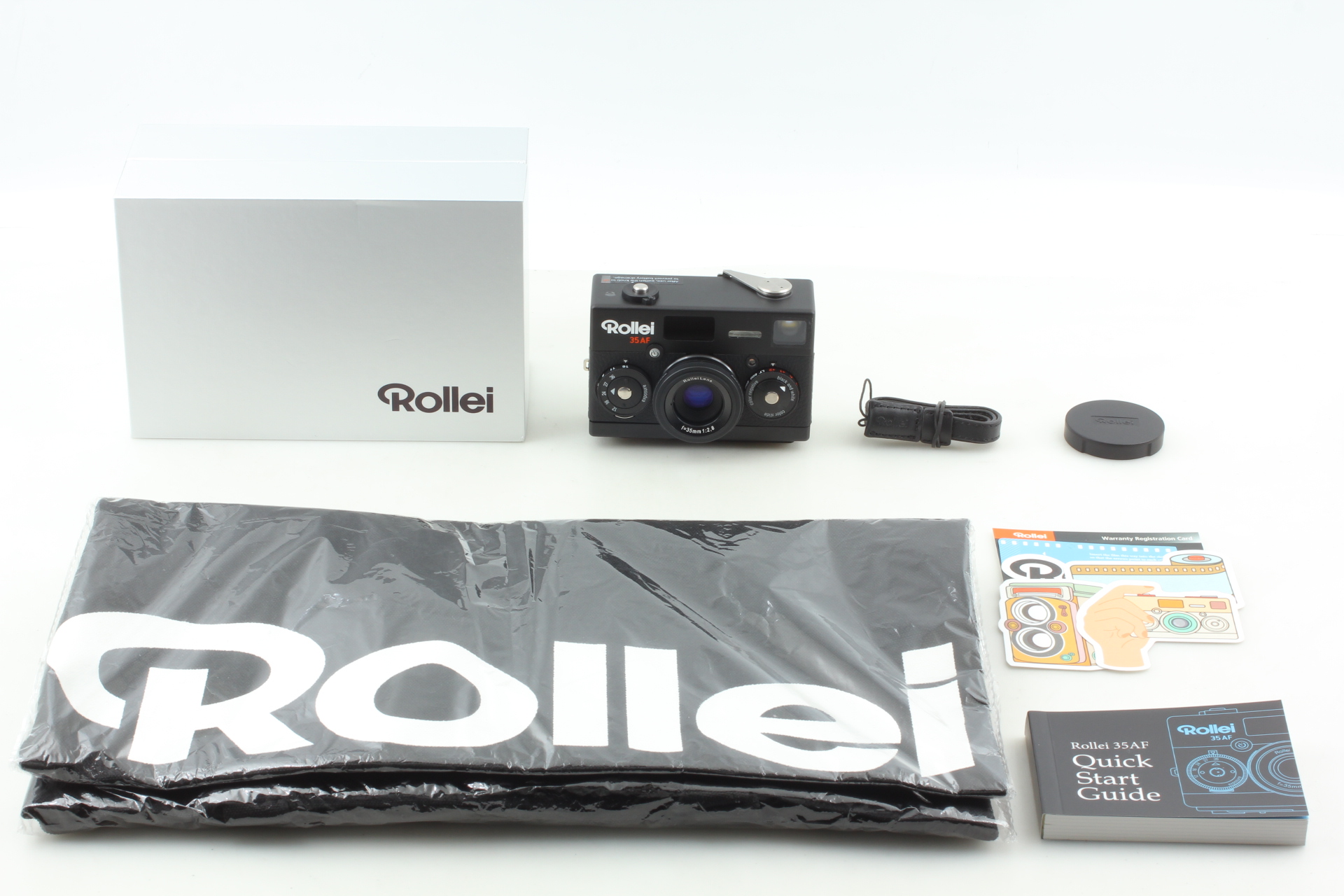 BLACK [New Model] Rollei 35AF 35mm Film Camera w/ Bag *Never