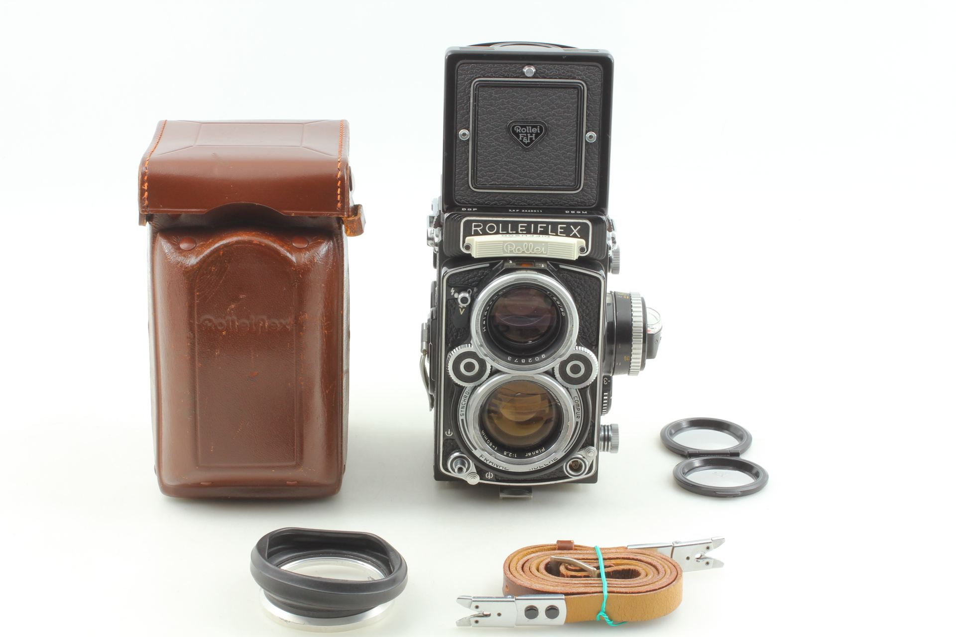 MINT w/Case Hood] Rolleiflex 2.8 F TLR Film Camera Planar