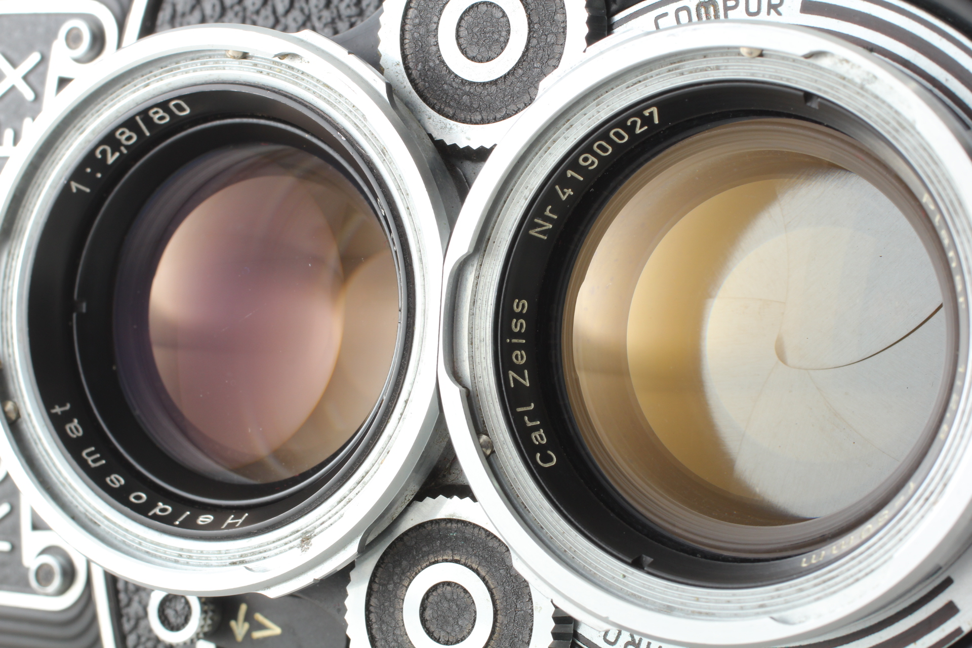 【良品】ROLLEIFLEX2.8Planar 80 MINT w/Case Hood] Rolleiflex 2.8 F TLR Film Camera Planar