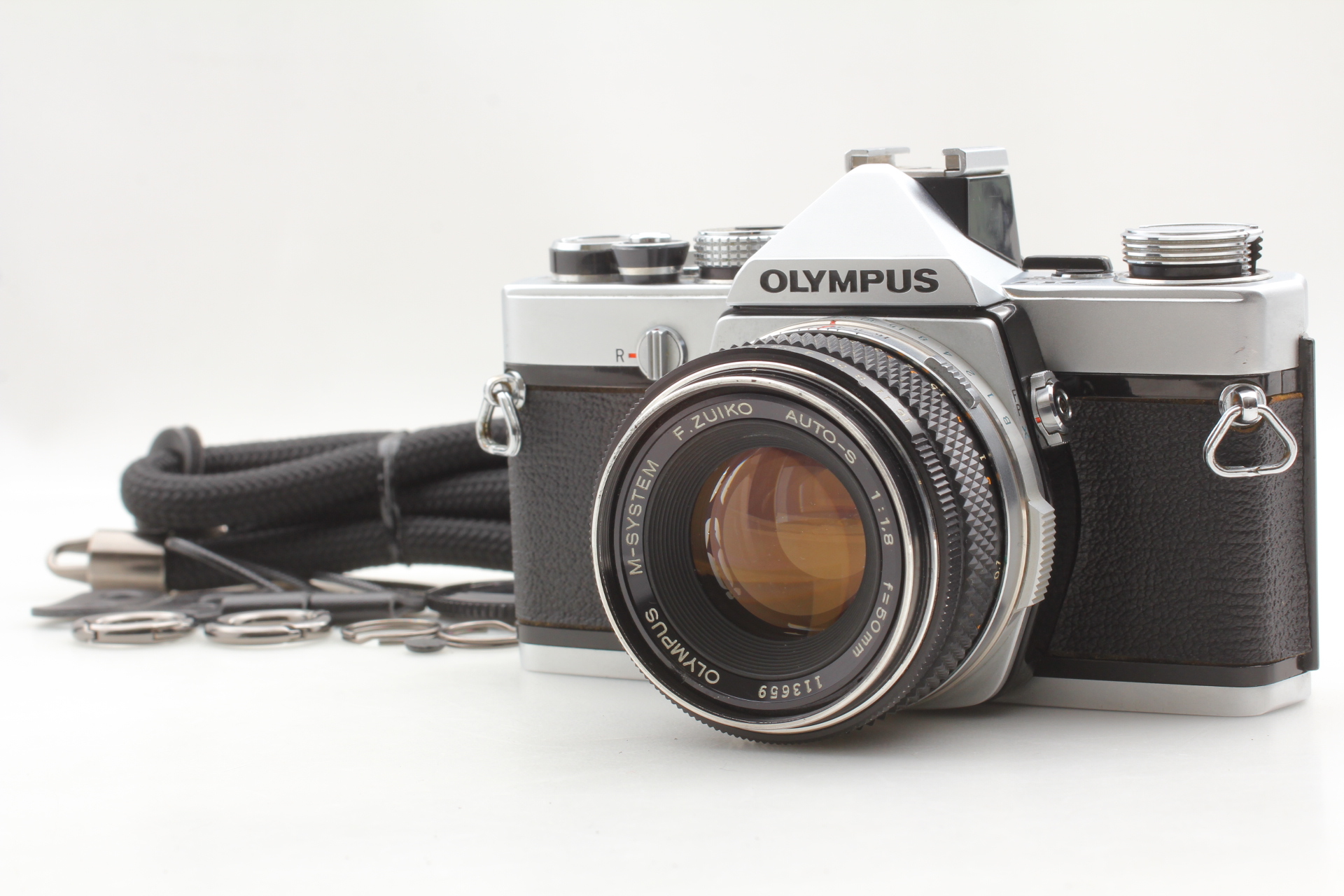 ⏯️ *M-SYSTEM* Olympus M-1 OM-1 Silver 35mm Film SLR Camera
