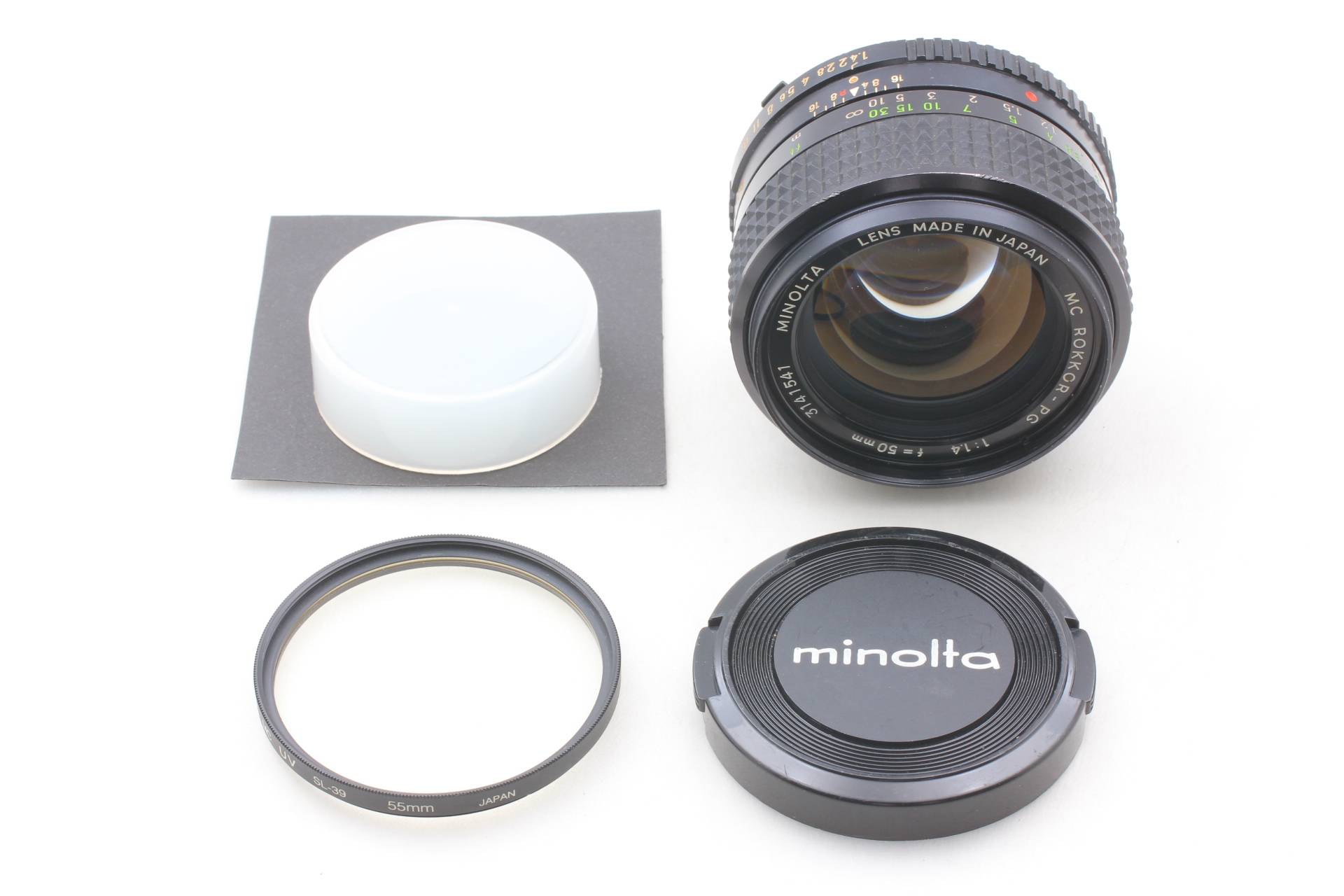 【美品】ミノルタ MC ロッコール PG 50mm F/1.4 SRマウント オールドレンズ】レビュー：ミノルタ MC ROKKOR-PG 50mm F1.4 お