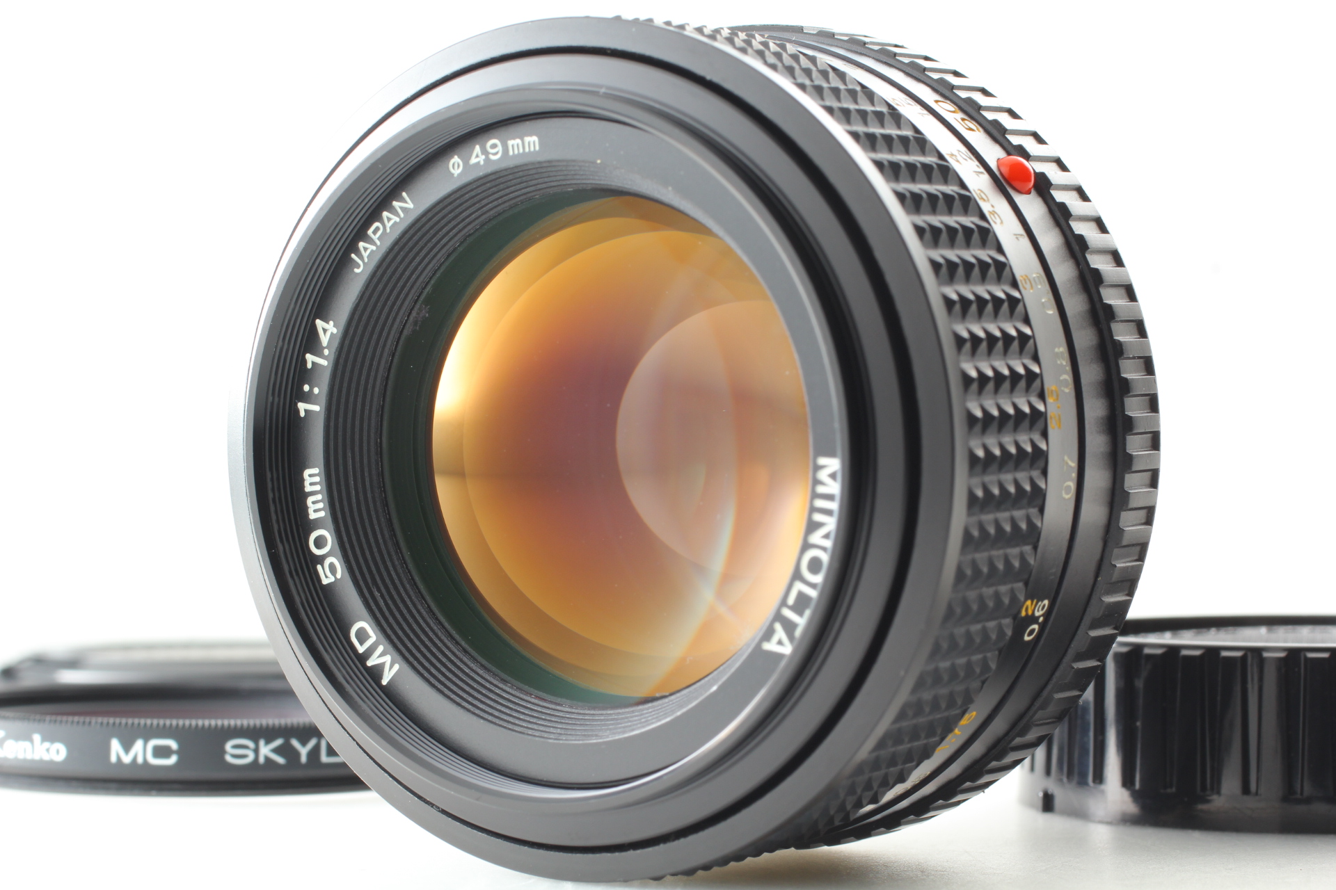 NEAR MINT ] Minolta New MD NMD 50mm f1.4 Standard MF Lens